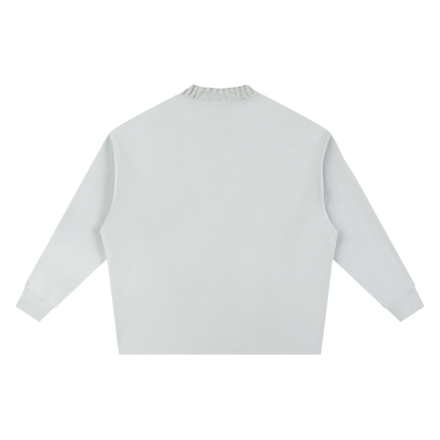 Knitted Round Neck Oversized Sweatshirt