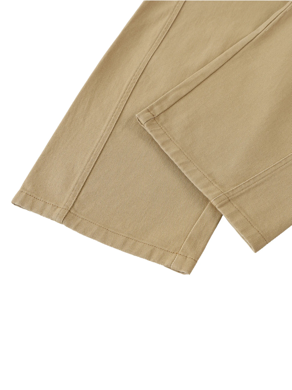 Belted Barrel-leg Chino Pants