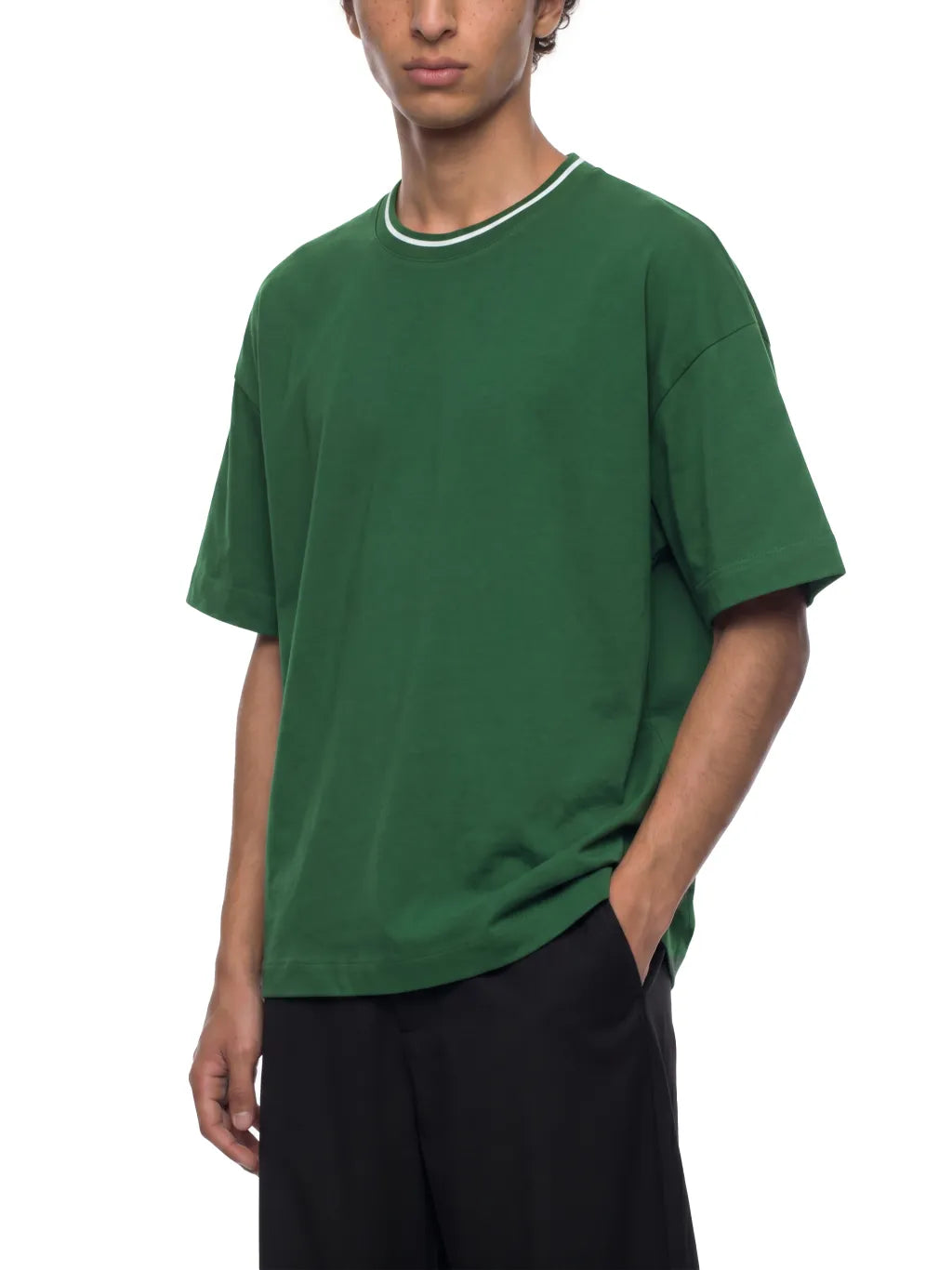 Boxy Ribbed T-Shirt