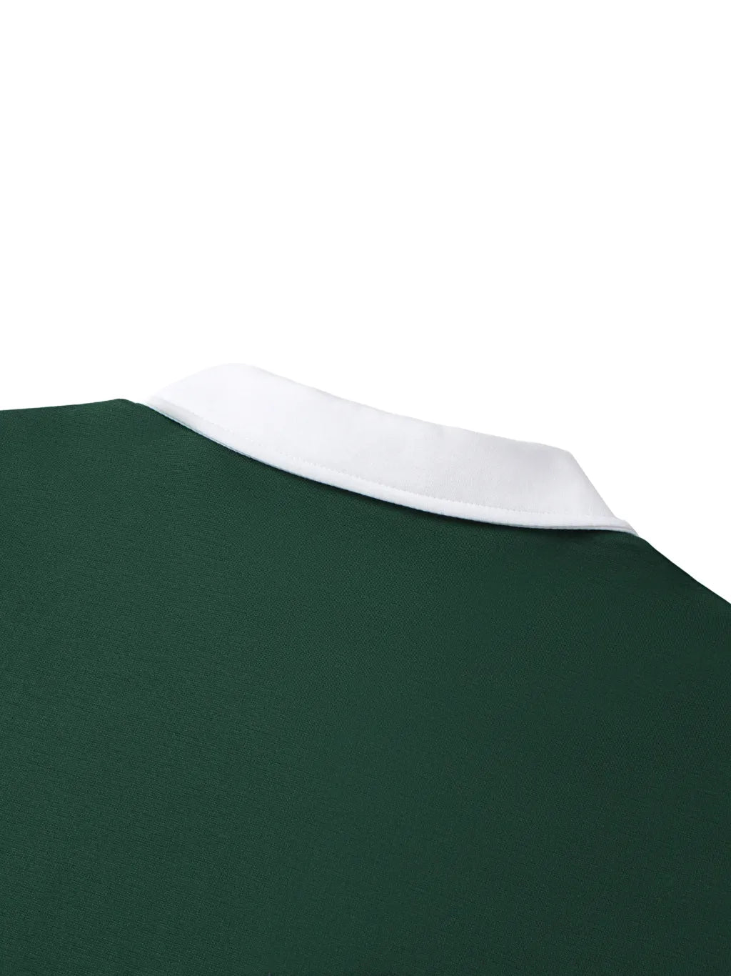 Contrast Collar Raglan Polo Shirt