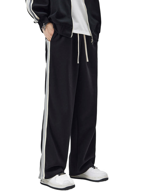 Contrast Side-Stripe Pants
