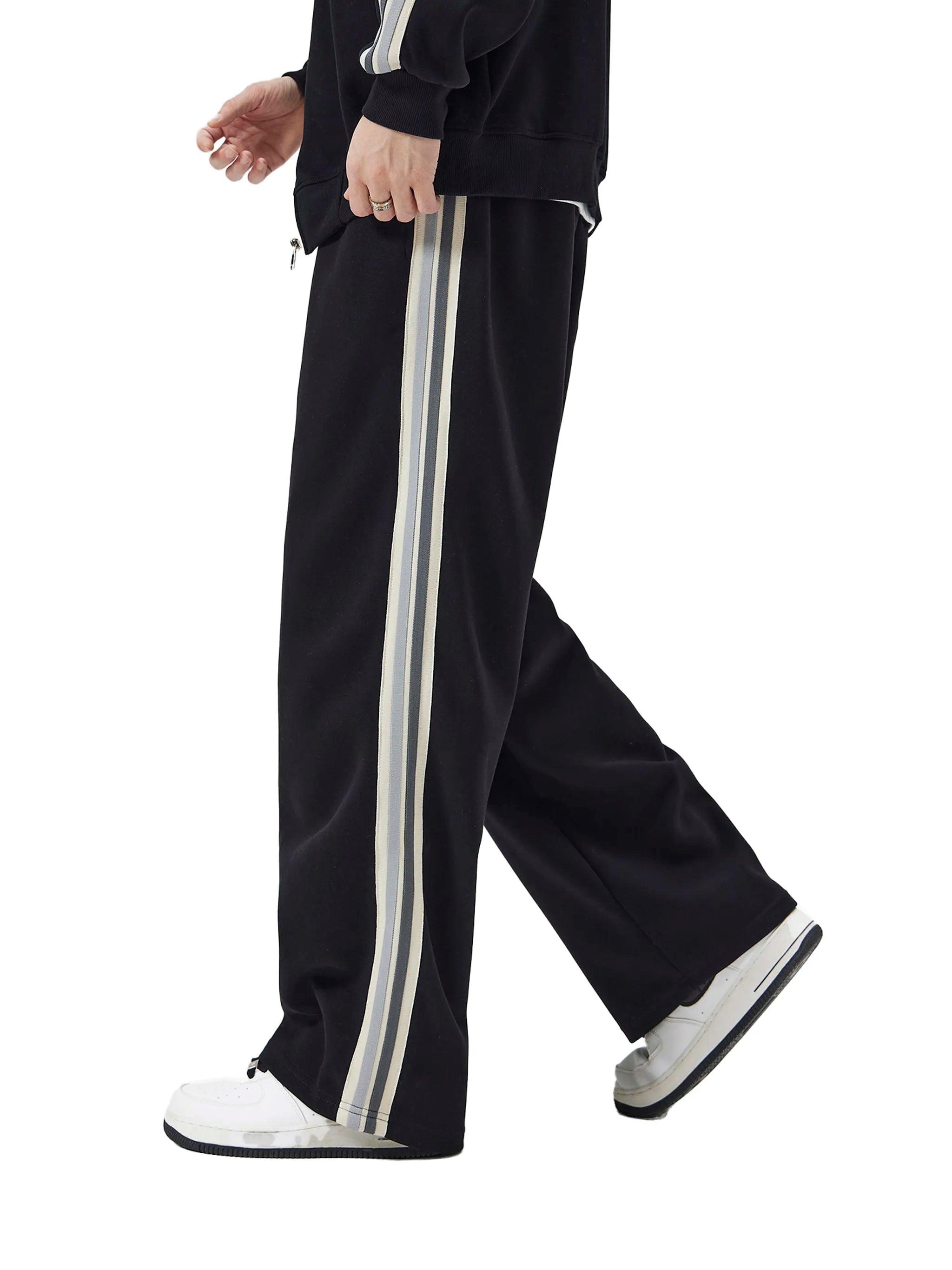 Contrast Side-Stripe Pants