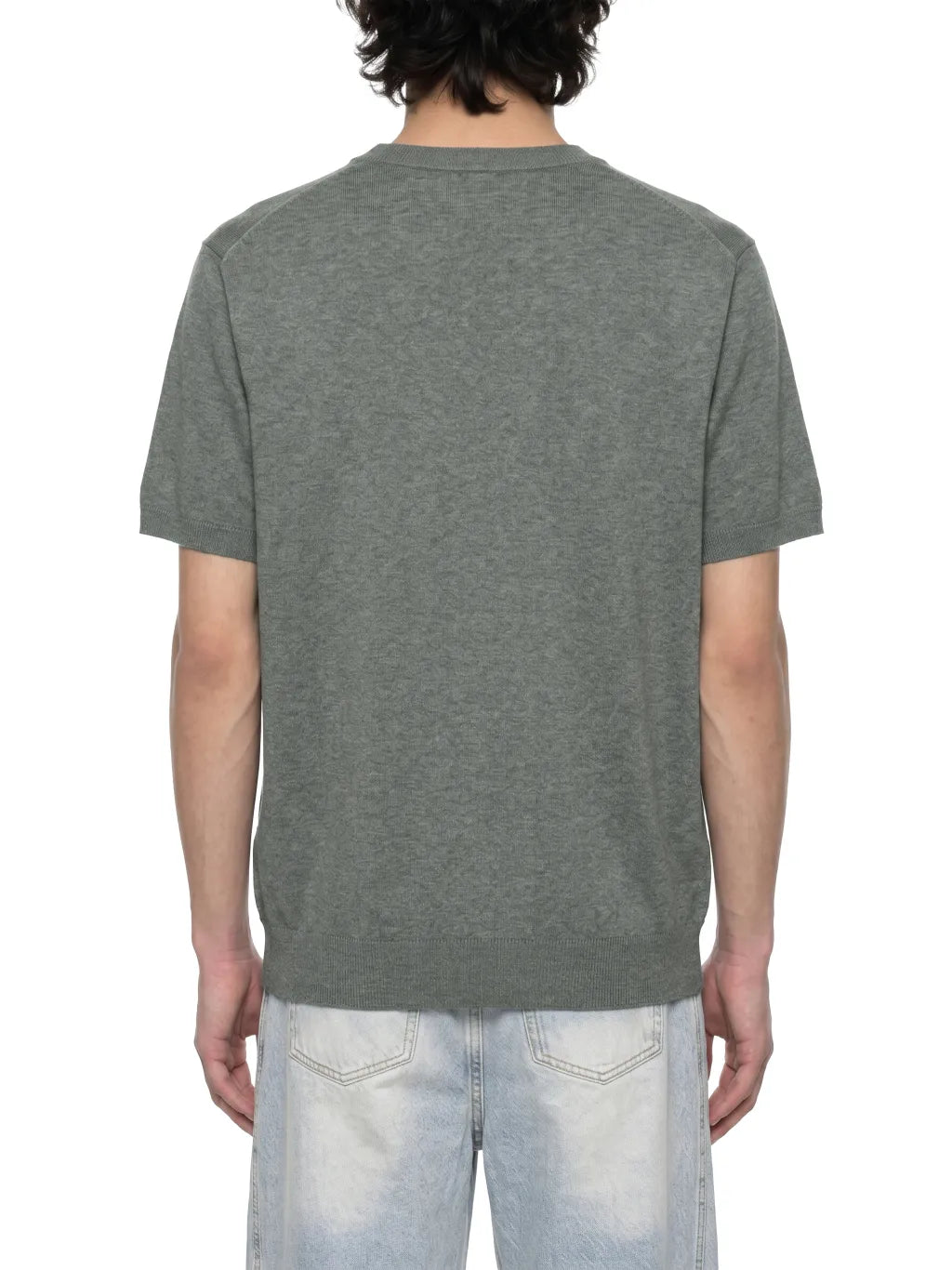 Crewneck Knit T-Shirt