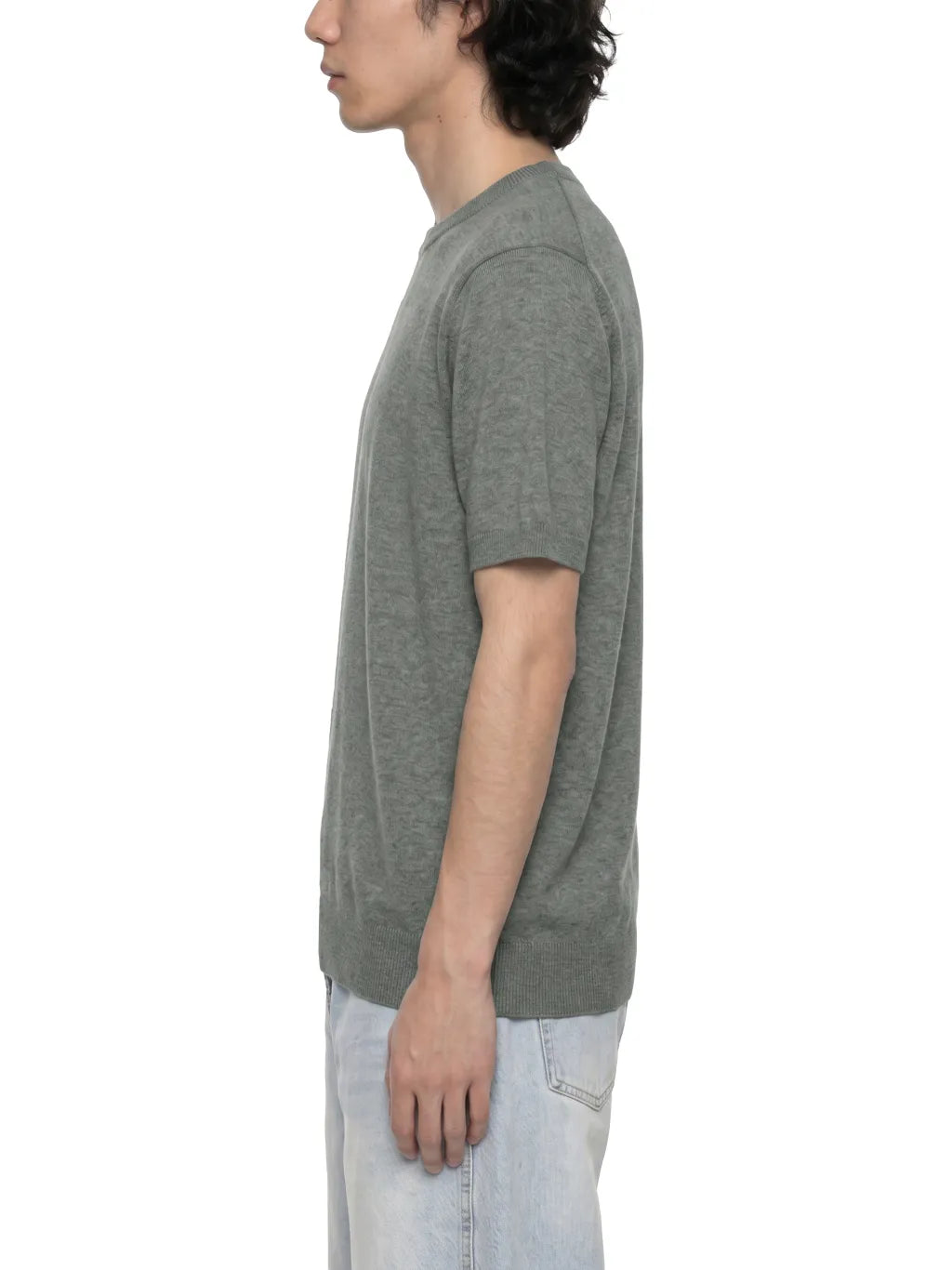 Crewneck Knit T-Shirt