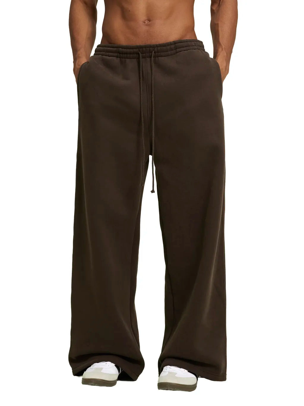 Fleece Straight-Leg Sweatpants