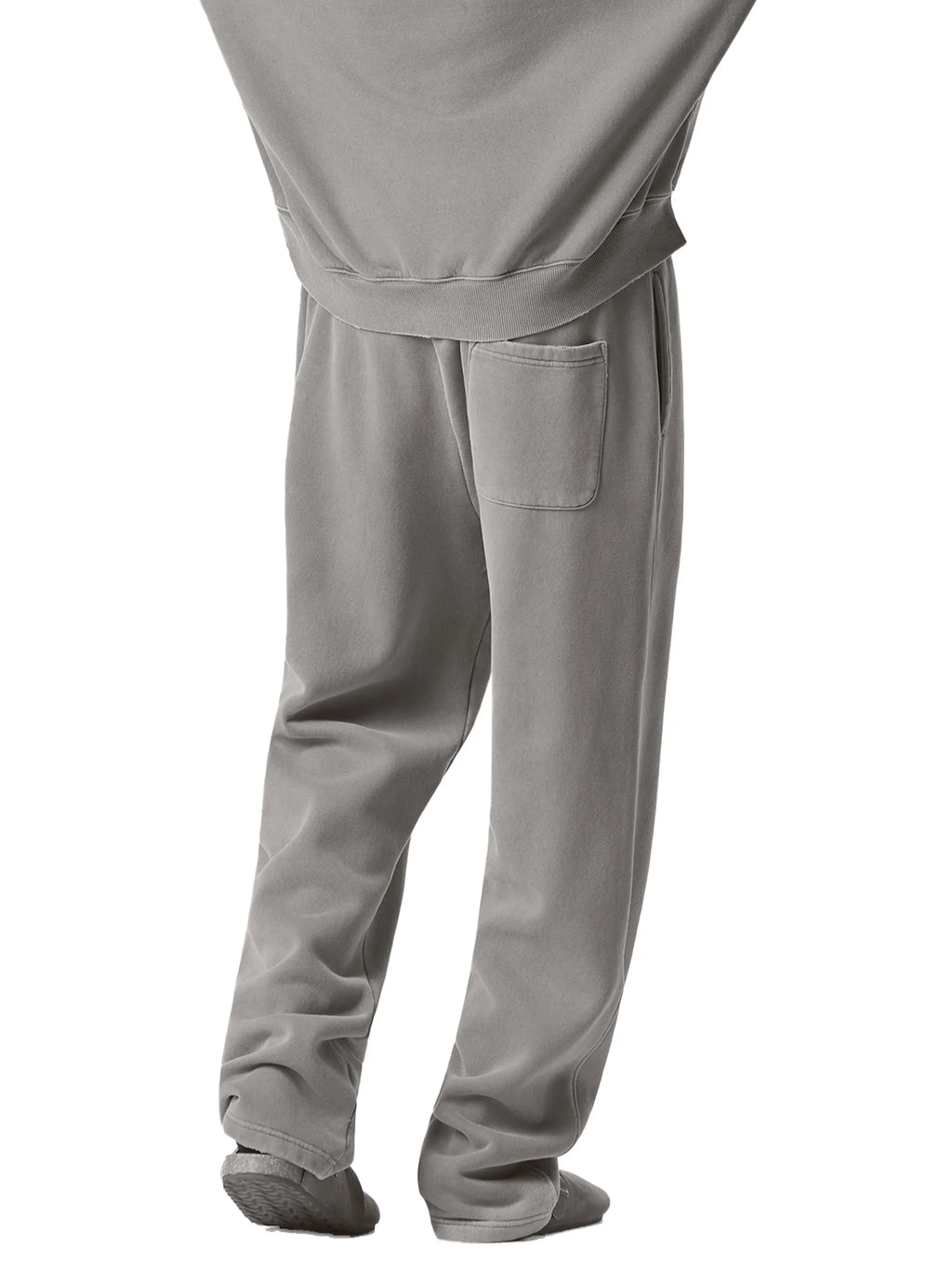 Frayed Enzyme Washed Fleece Sweatpants