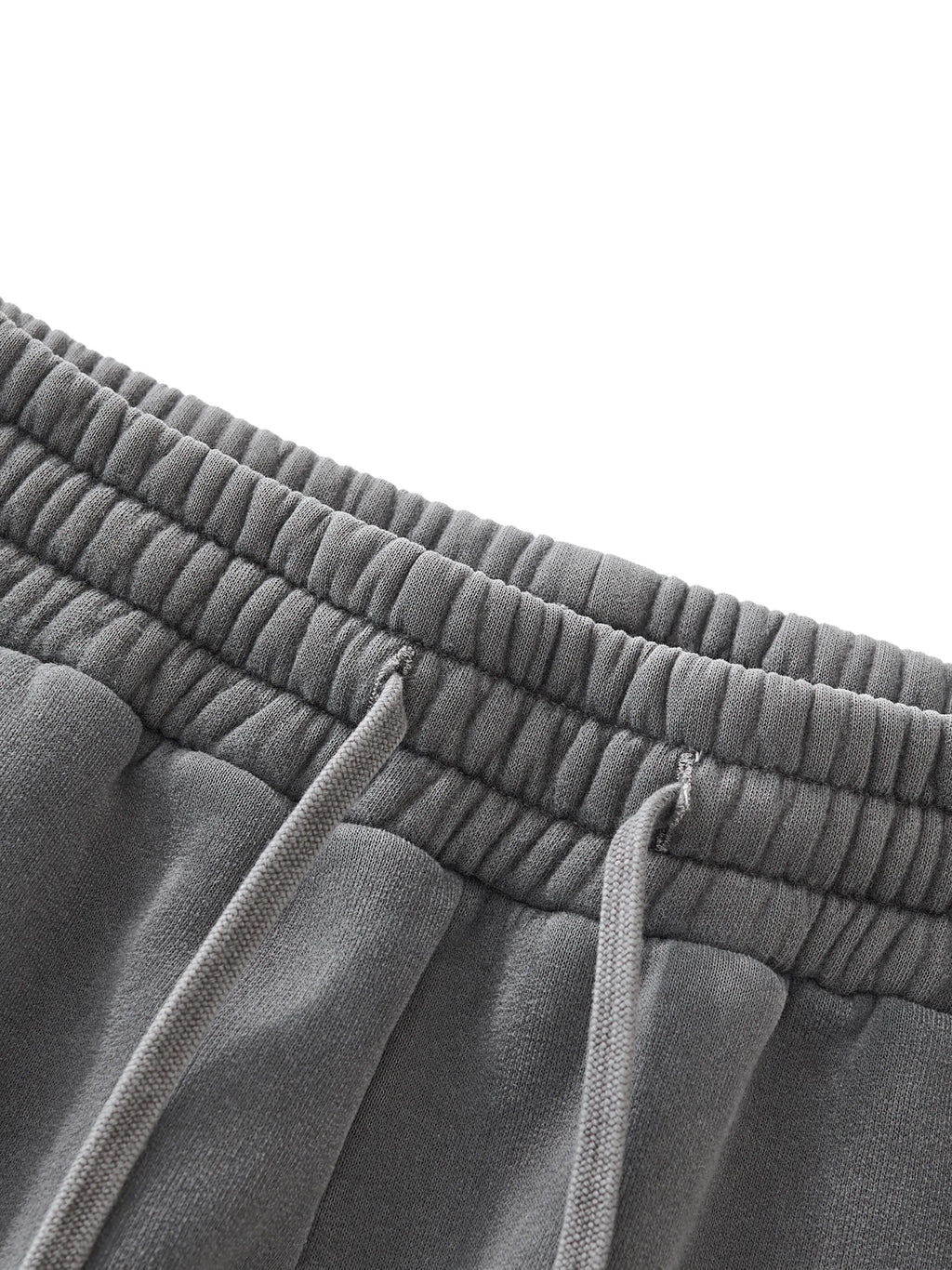 Frayed Enzyme Washed Fleece Sweatpants