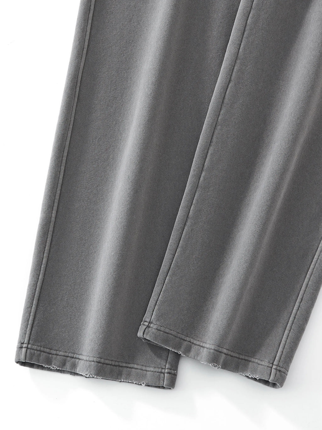 Frayed Enzyme Washed Fleece Sweatpants