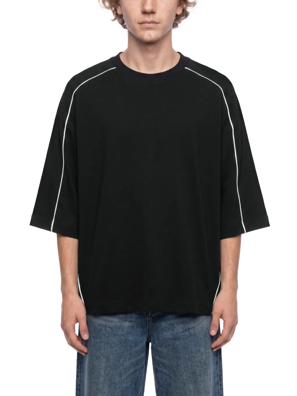 Heavyweight Boxy Piping T-Shirt