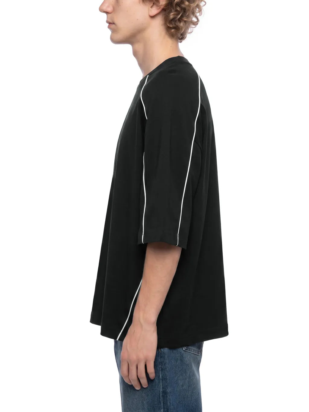 Heavyweight Boxy Piping T-Shirt