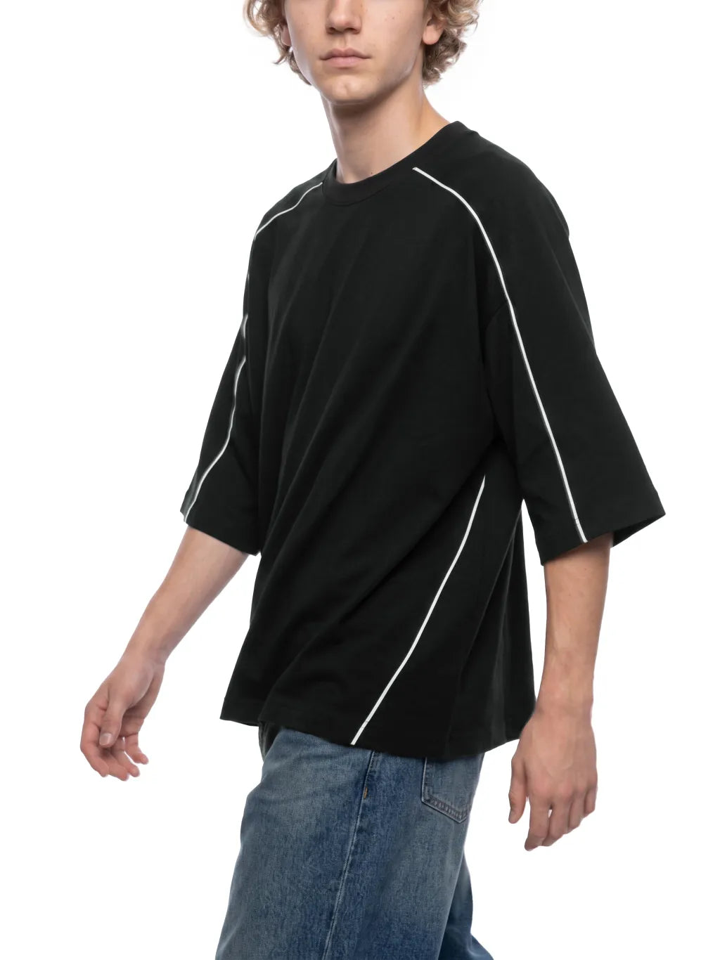 Heavyweight Boxy Piping T-Shirt