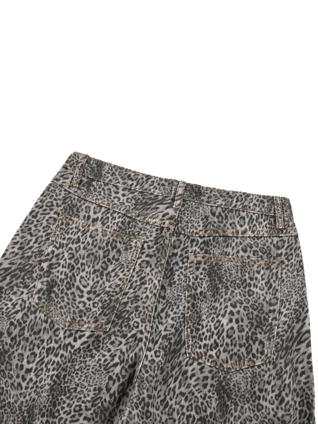 Leopard Wide Leg Jeans