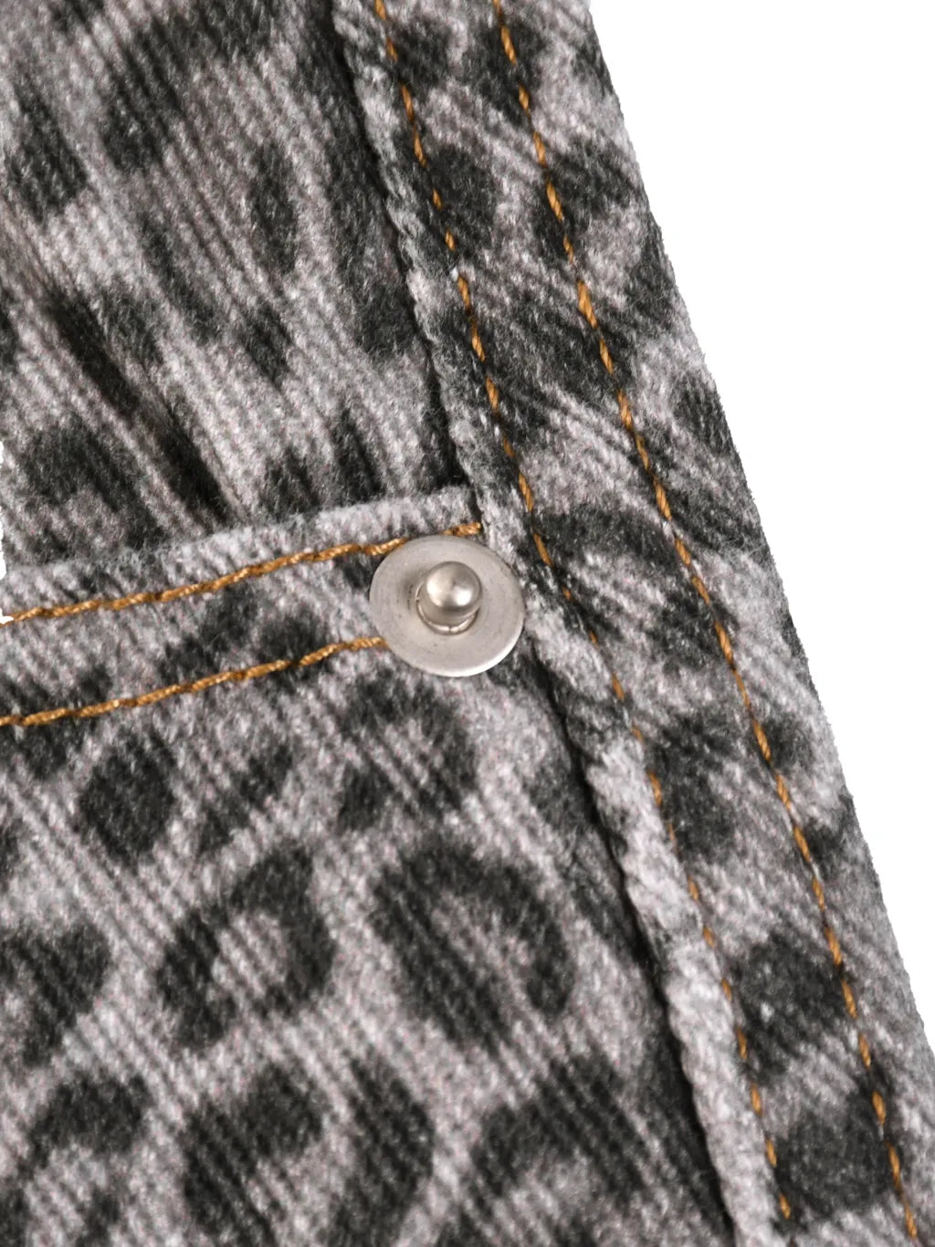 Leopard Wide Leg Jeans