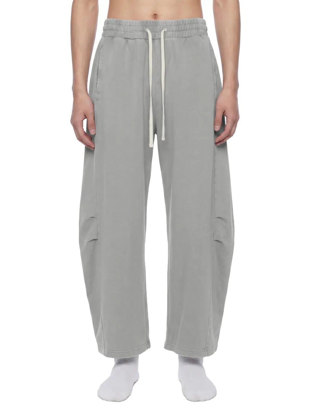 Mineral Wash Barrel Leg Pants