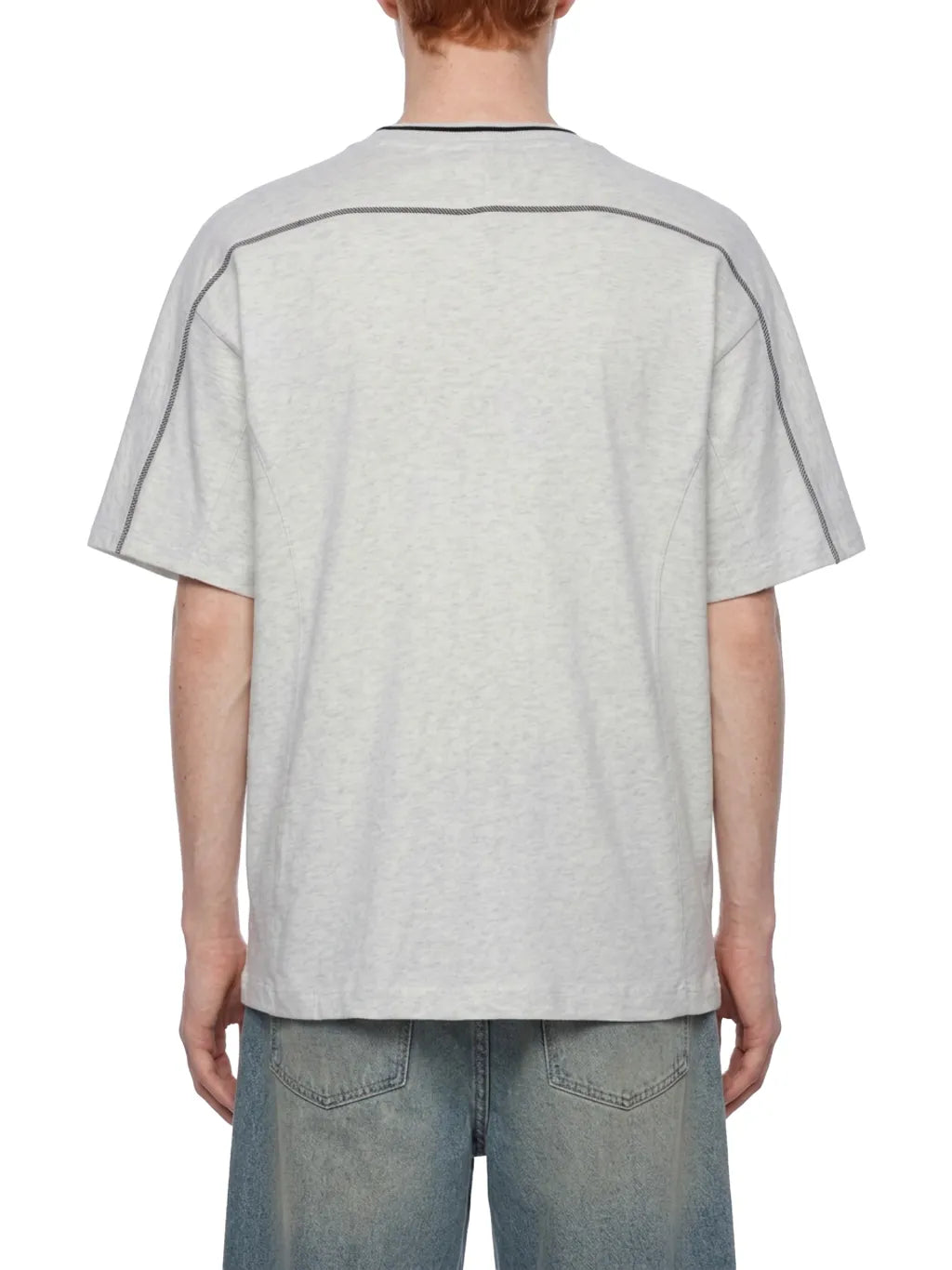 Oversized Contrast Tape T-Shirt