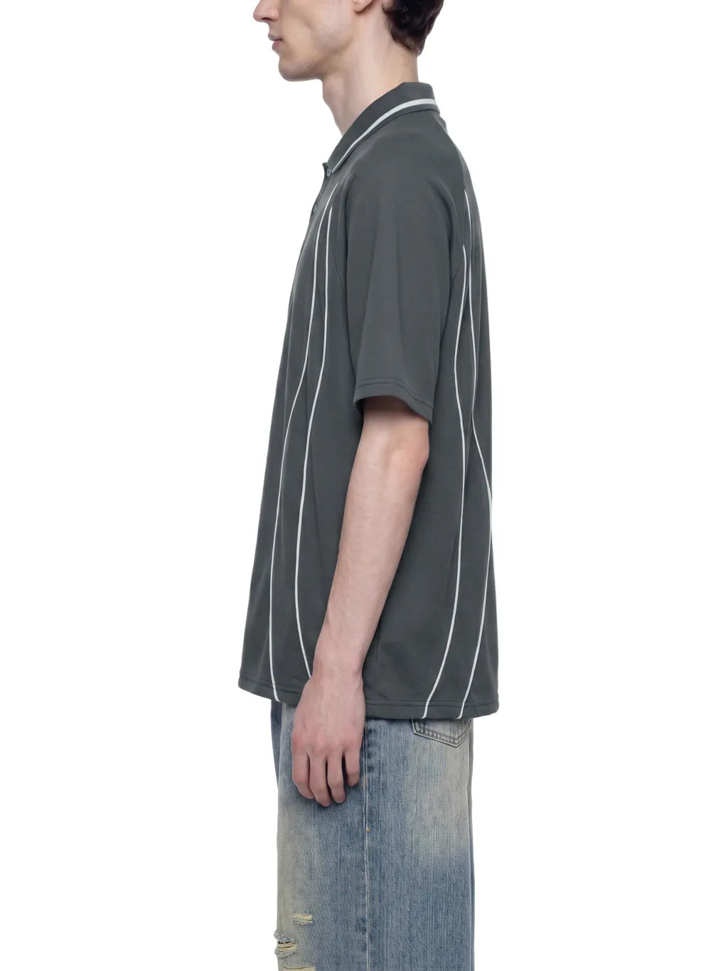 Raglan Piping Polo Shirt