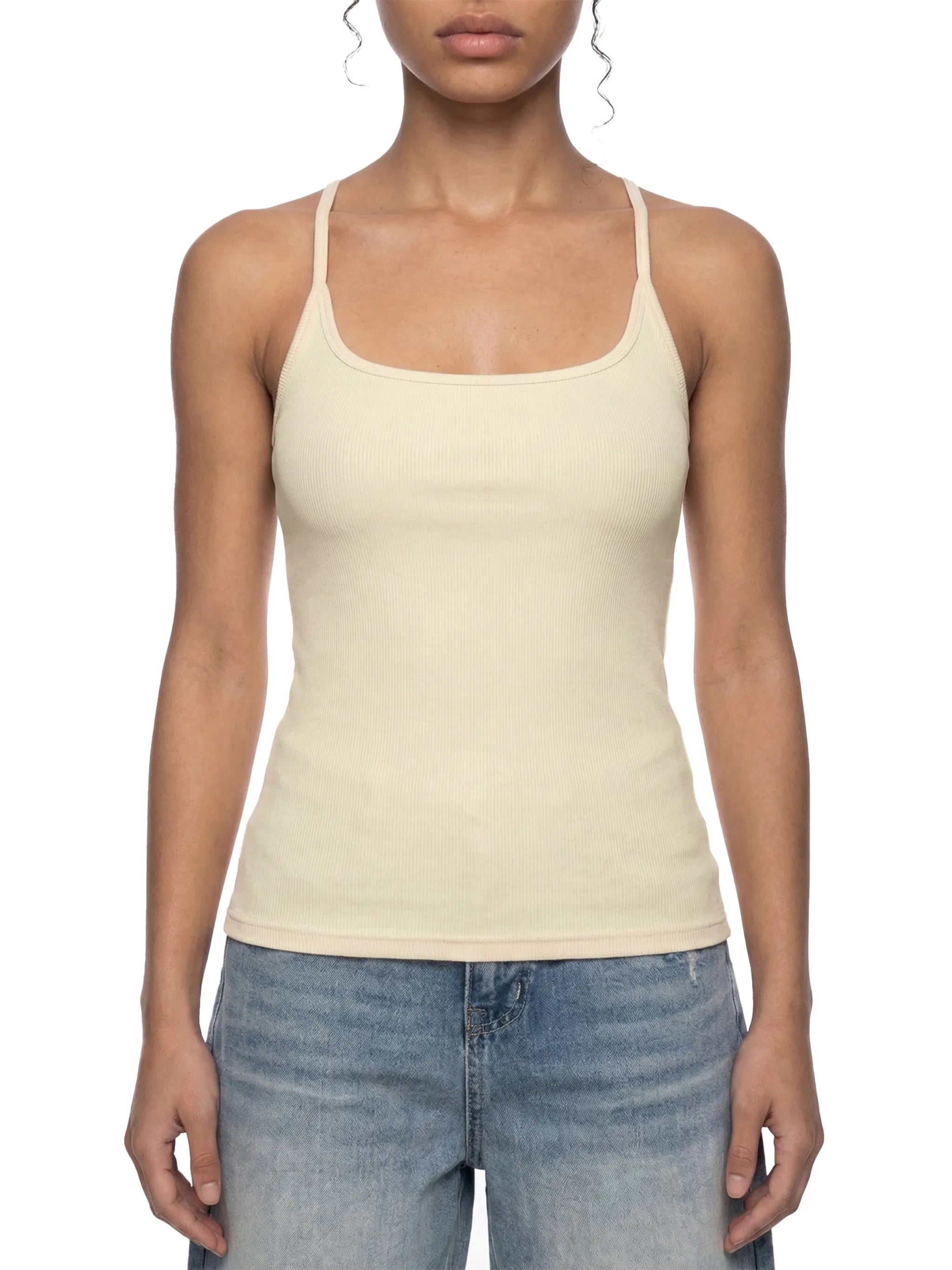 Ribbed Racerback Crop Top