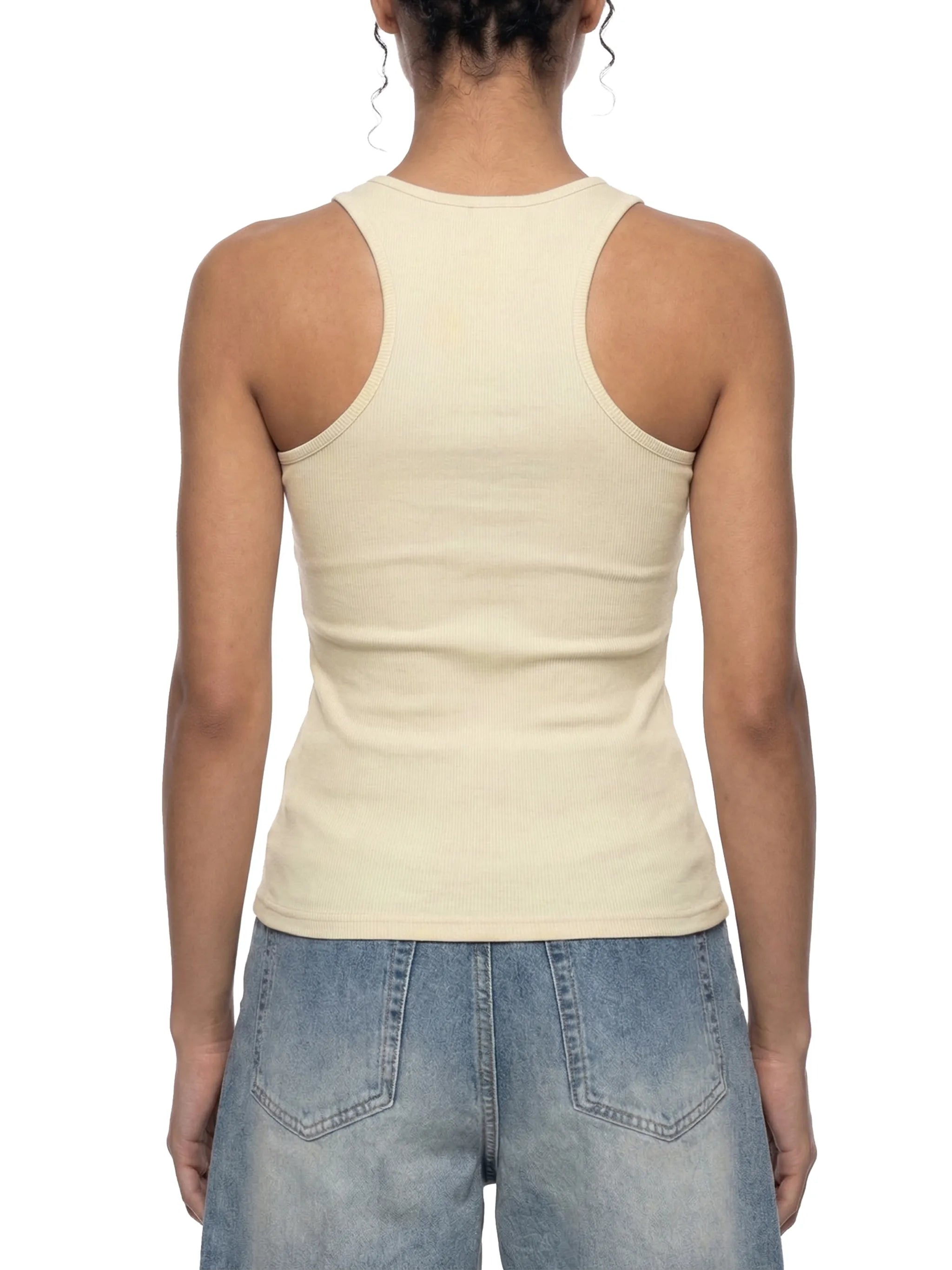 Ribbed Racerback Crop Top