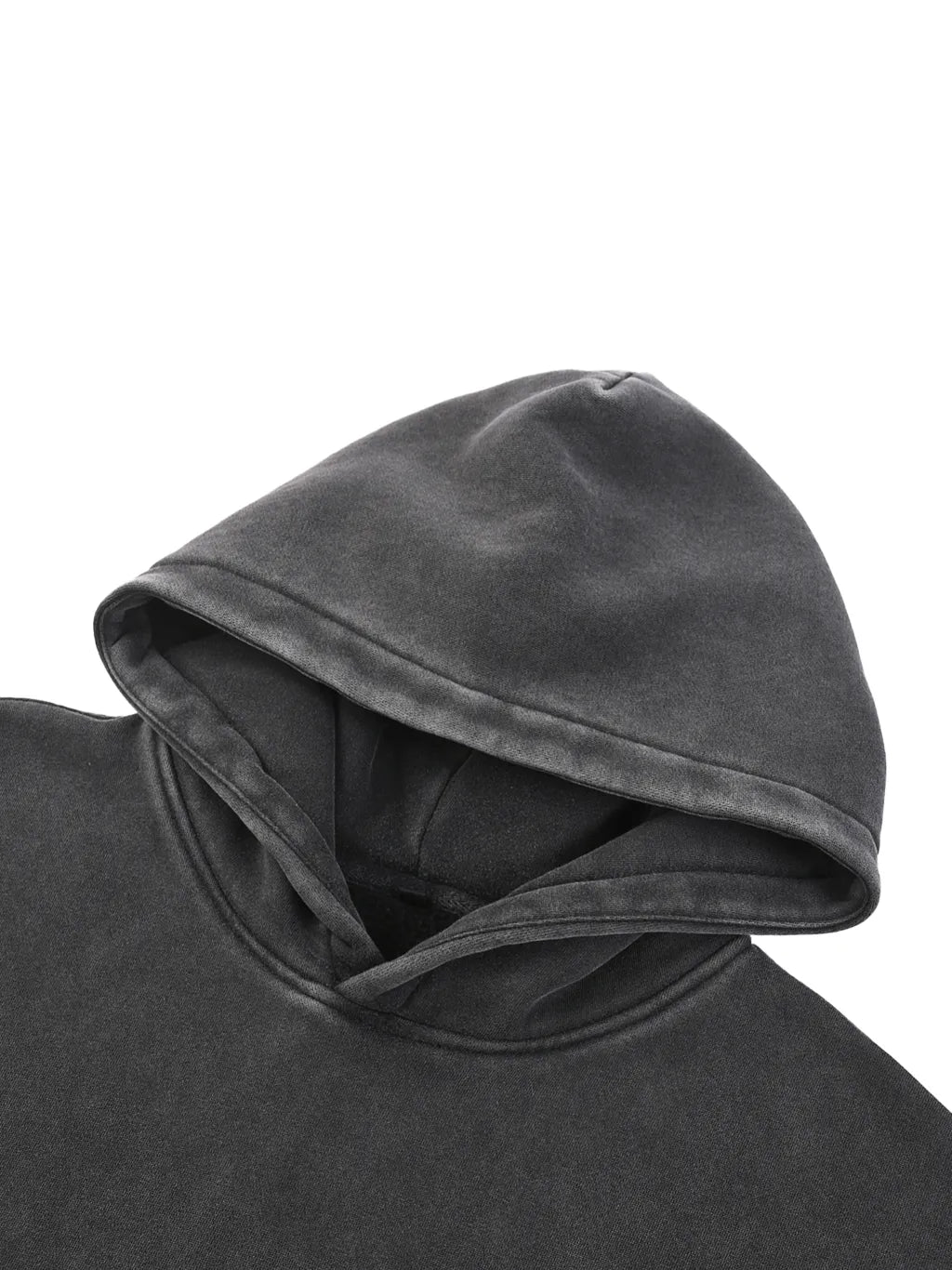 Snow Wash Oversize Fleece Hoodie