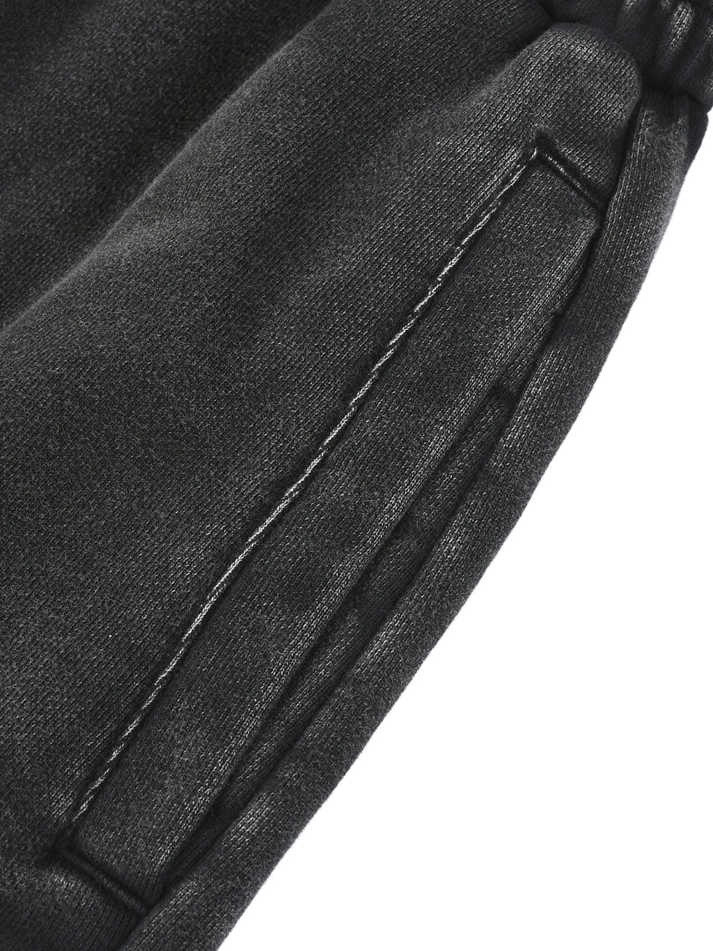 Snow Washed Raw Edge Sweatpants