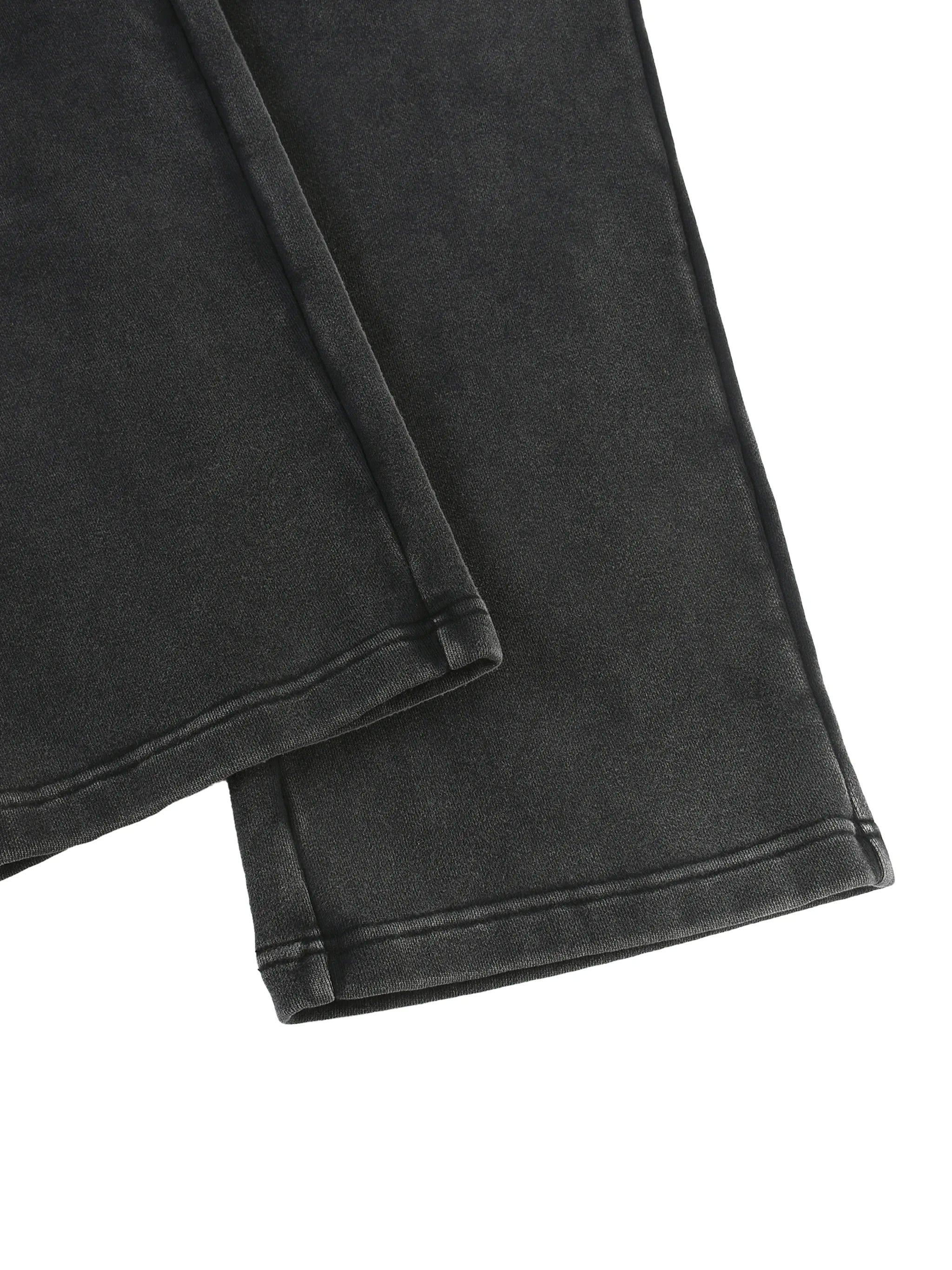 Snow Washed Raw Edge Sweatpants