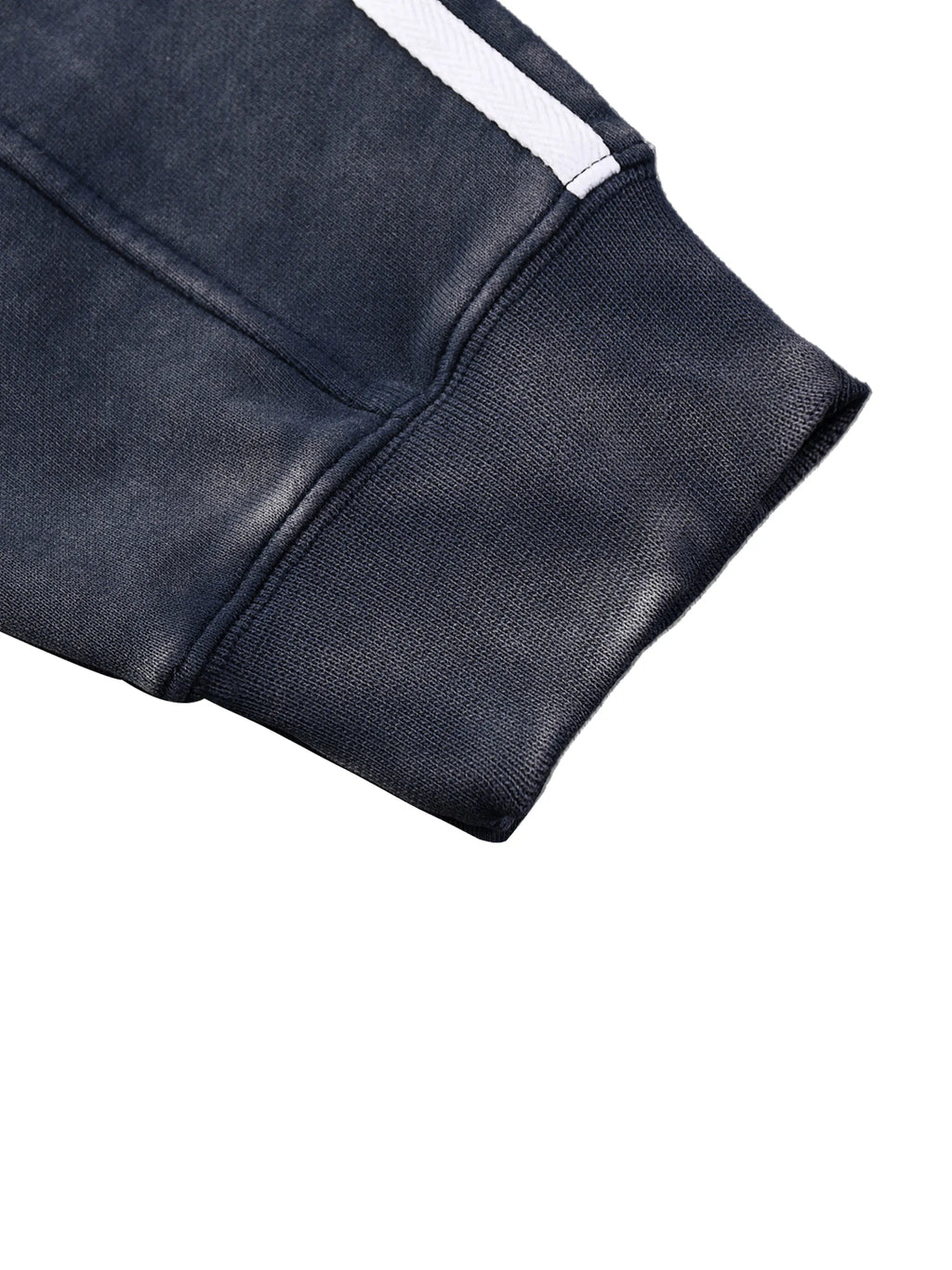 Snow Washed Contrast Tape Sweatshirt