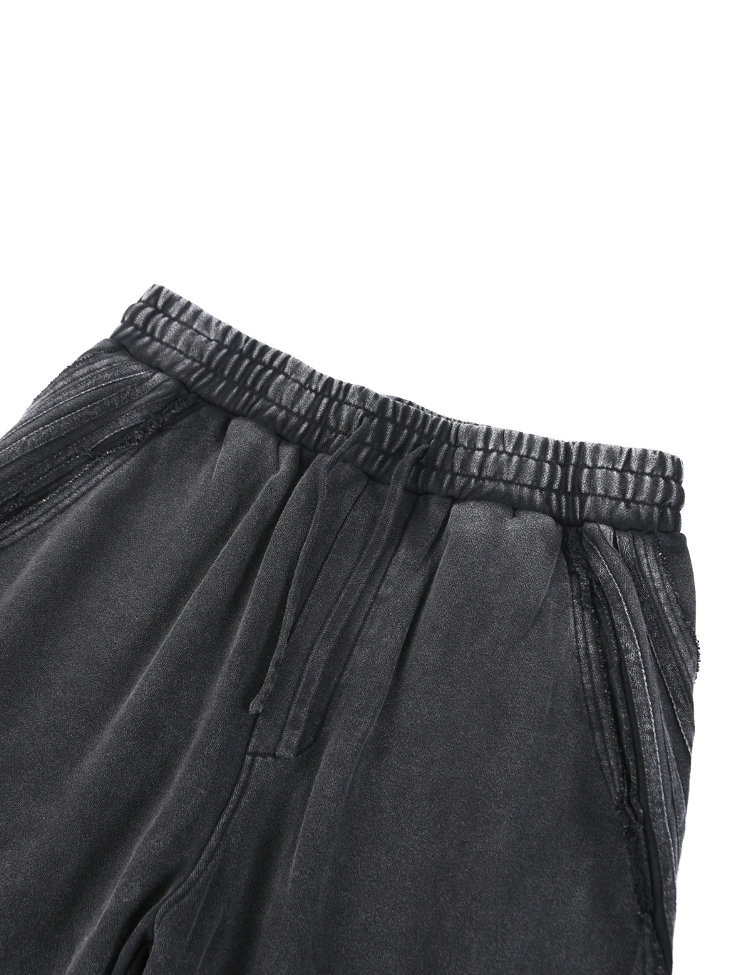 Snow Washed Tape Raw Edge Sweatpants