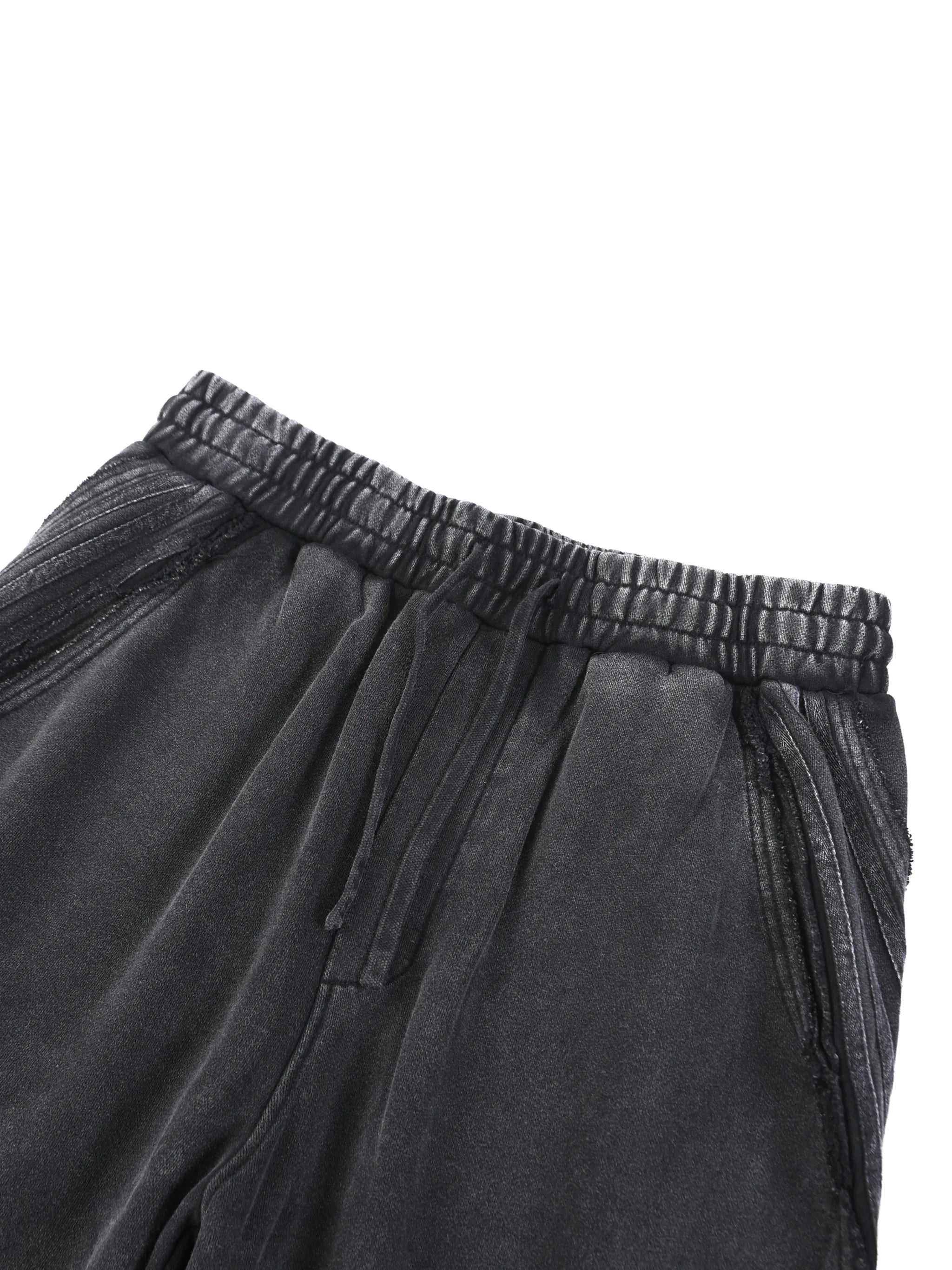 Snow Washed Tape Raw Edge Sweatpants