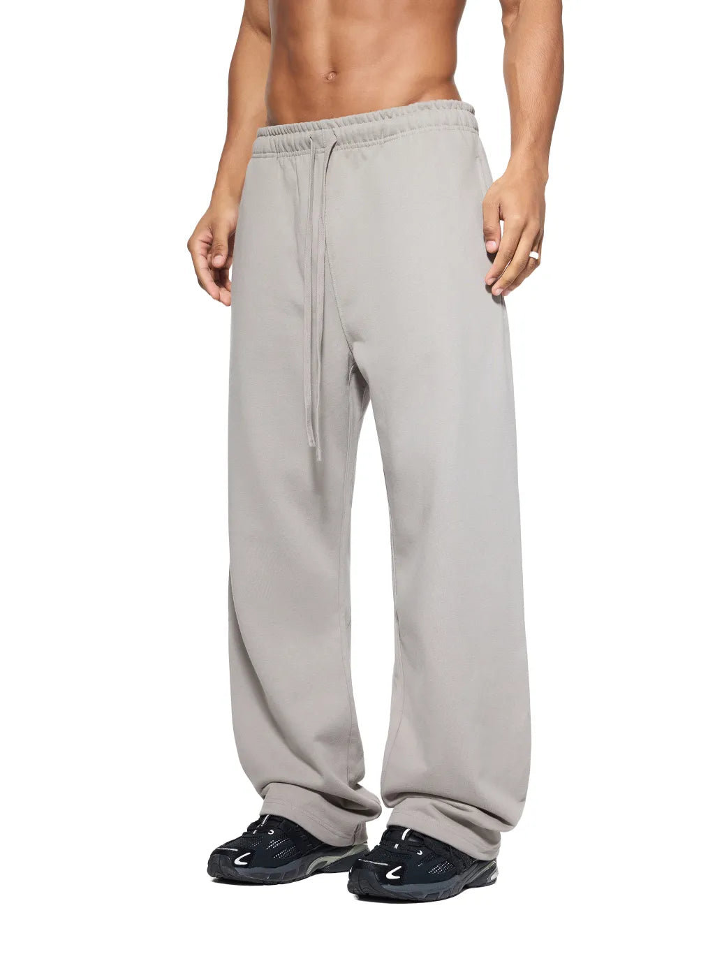 Essential Drawstring Straight-Leg Sweatpants