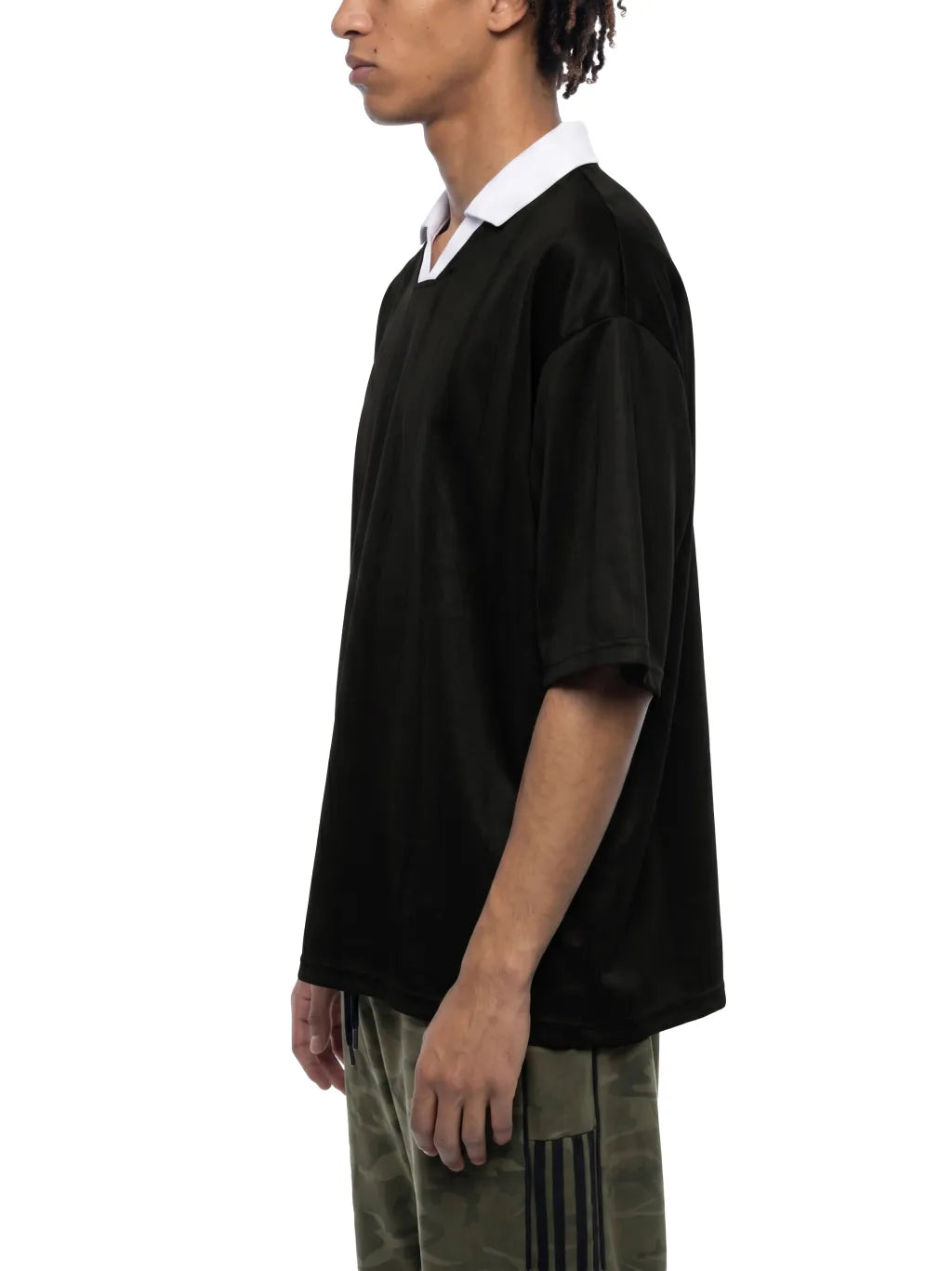 Striped Boxy Soccer Jersey
