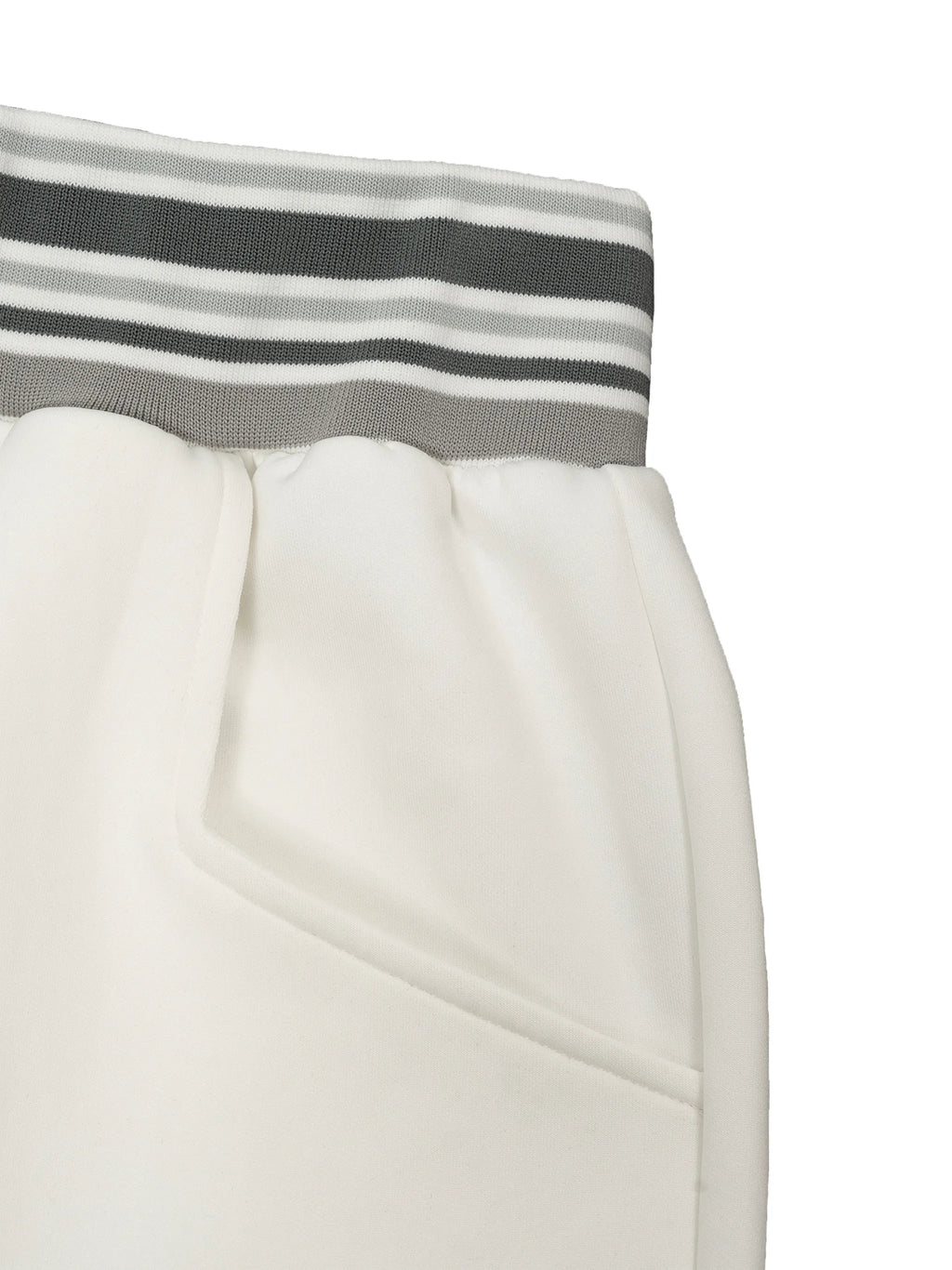Striped Waist Wide Leg Pants