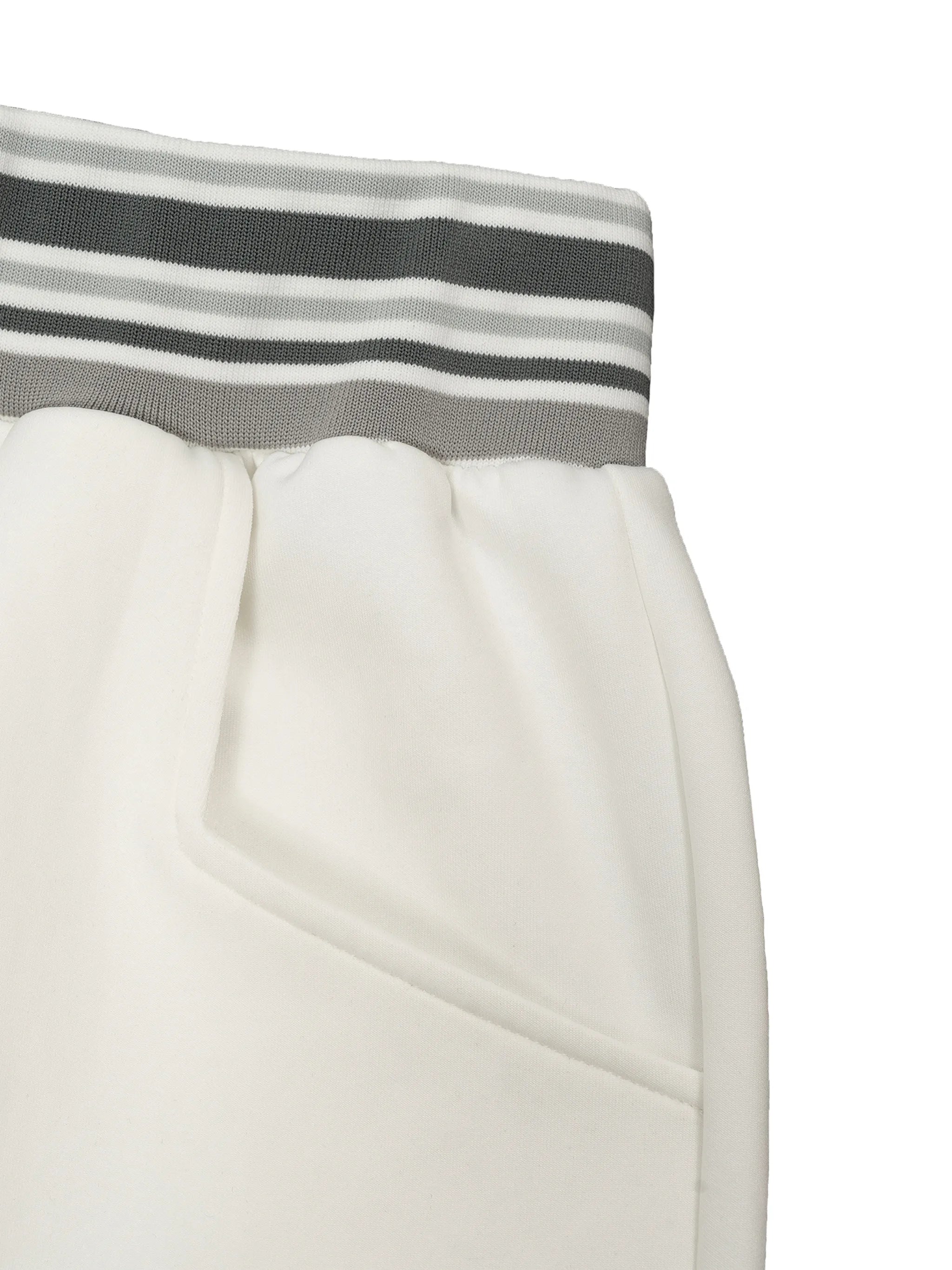 Striped Waist Wide Leg Pants
