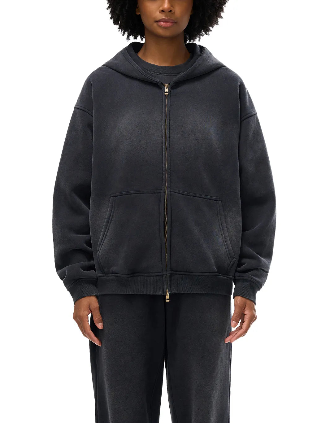 Sunfade Boxy Fleece Hoodie