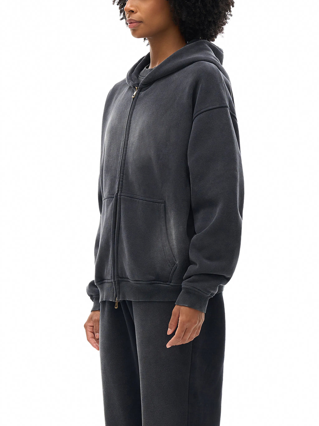 Sunfade Boxy Fleece Hoodie