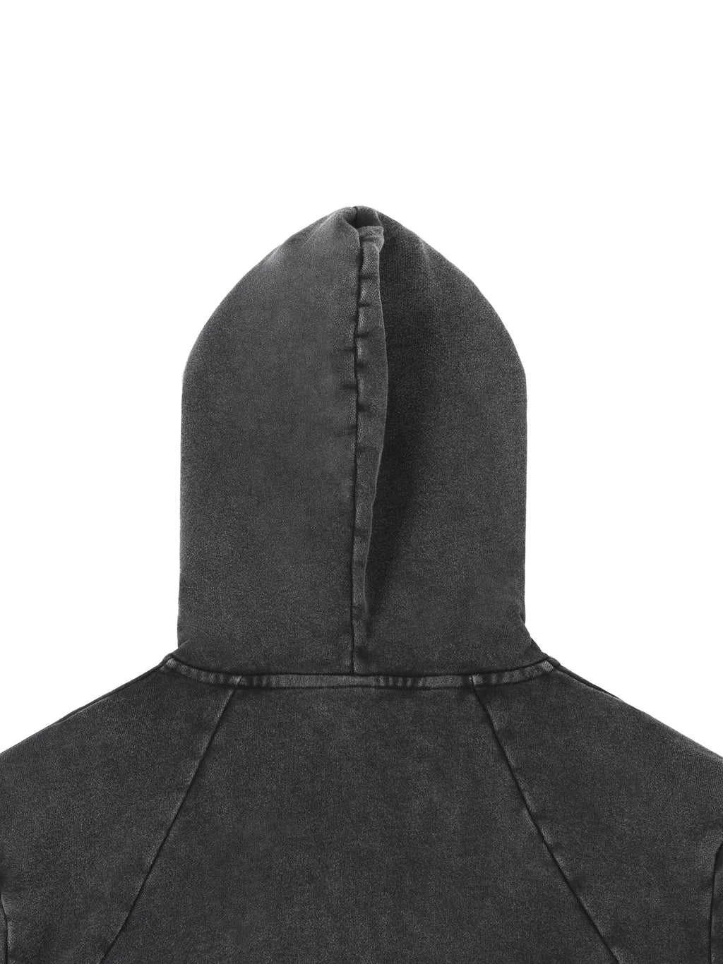 Vintage Washed Raw Edge Hoodie