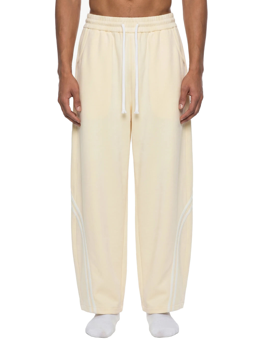 Wide Leg Piping Sweatpants