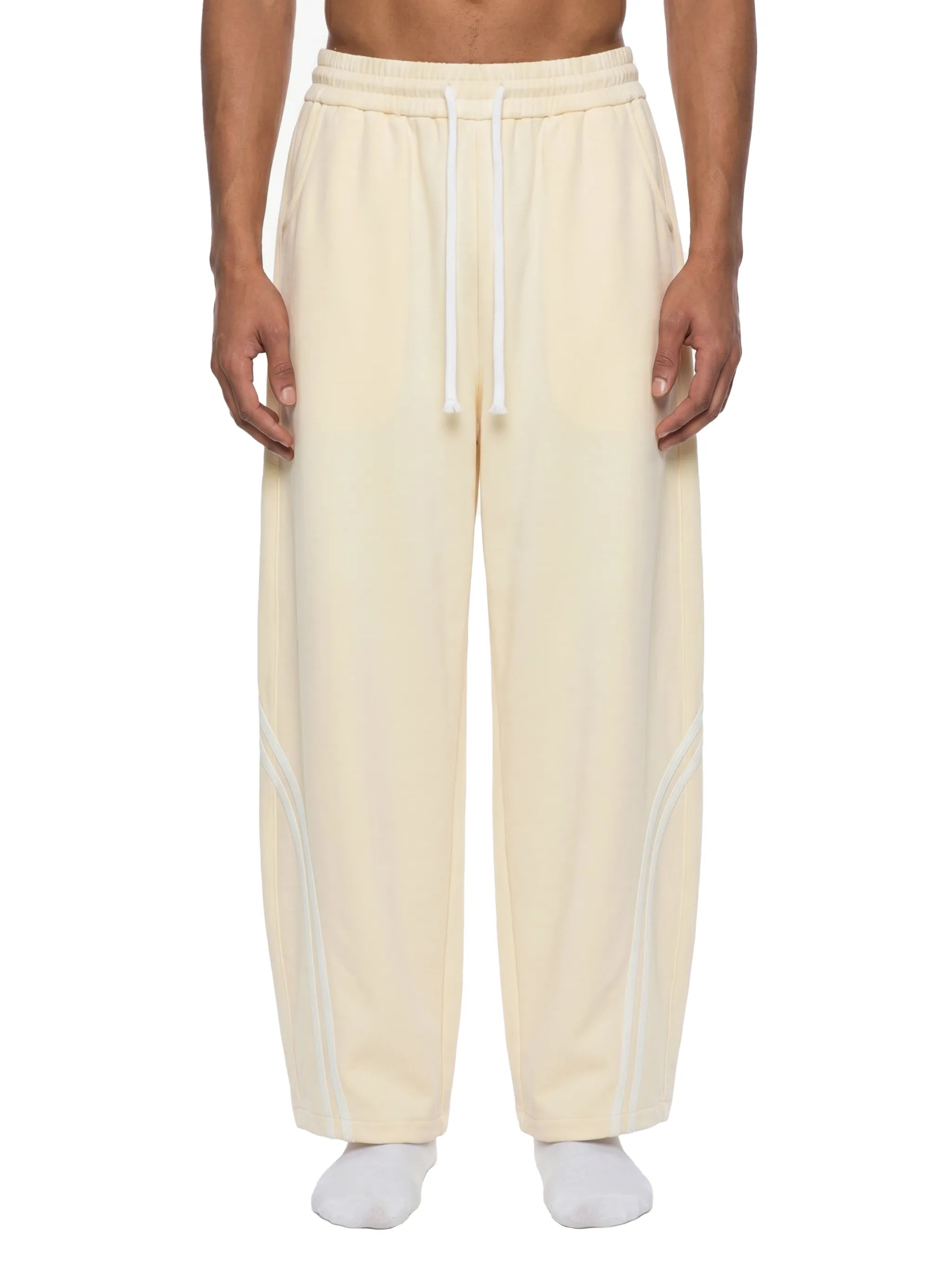 Wide Leg Piping Sweatpants