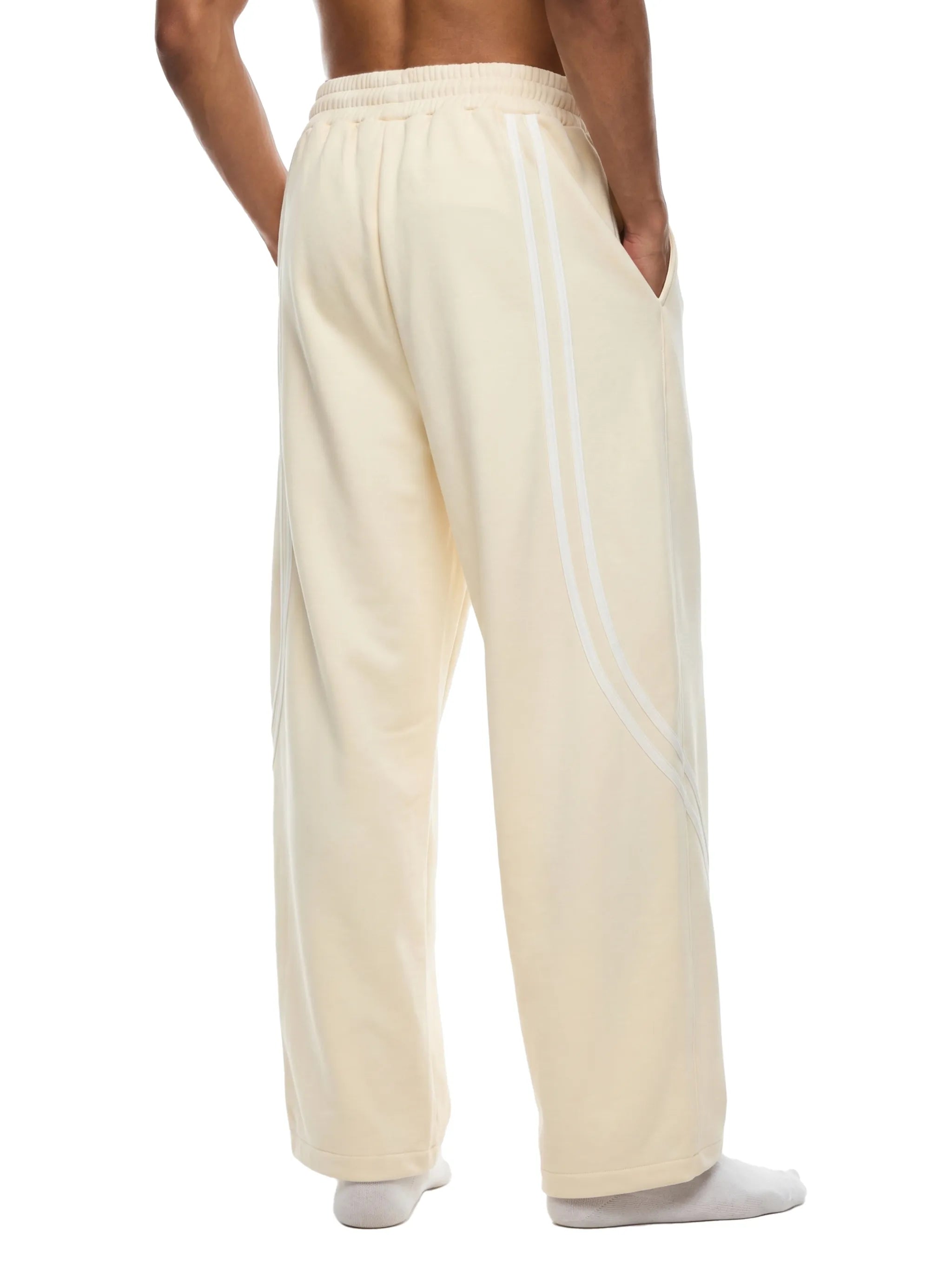 Wide Leg Piping Sweatpants