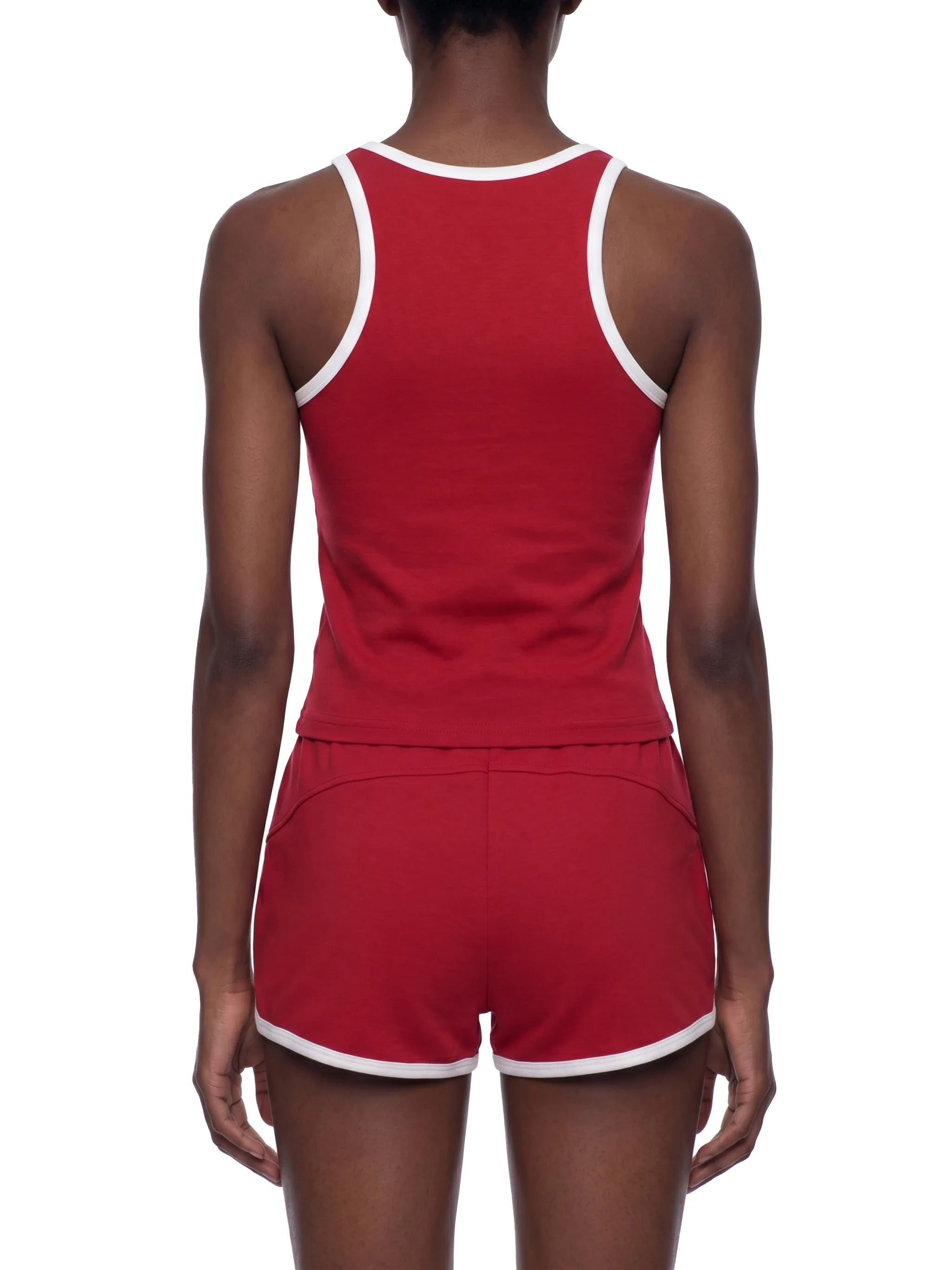 Women's Color Block Crop Top
