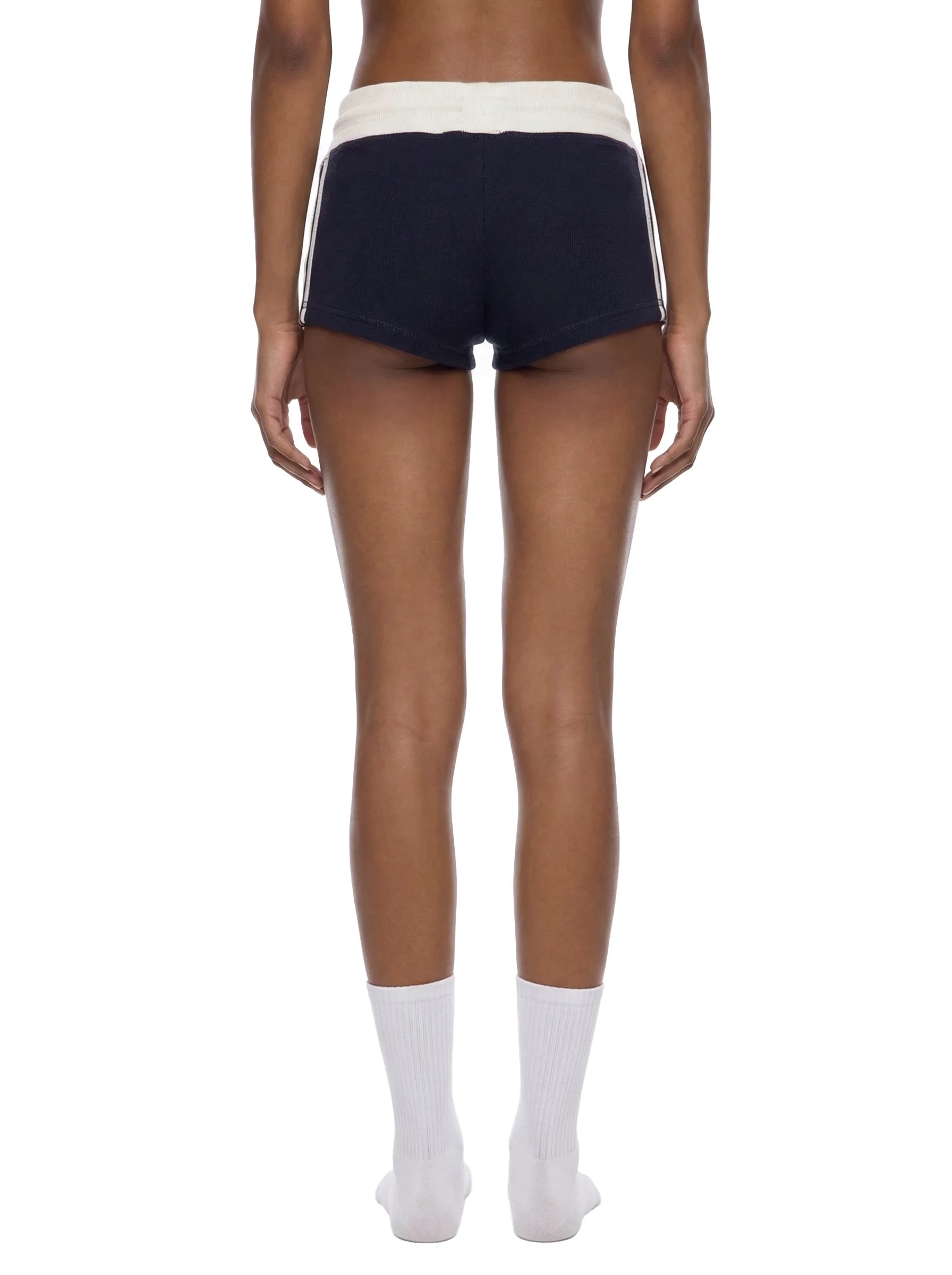 Women's Contrast Stripe Track Shorts