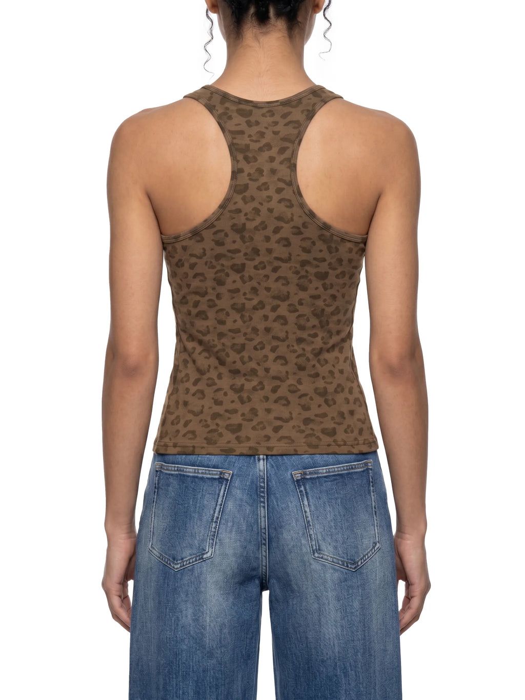 Women's Leopard Print Crop Top