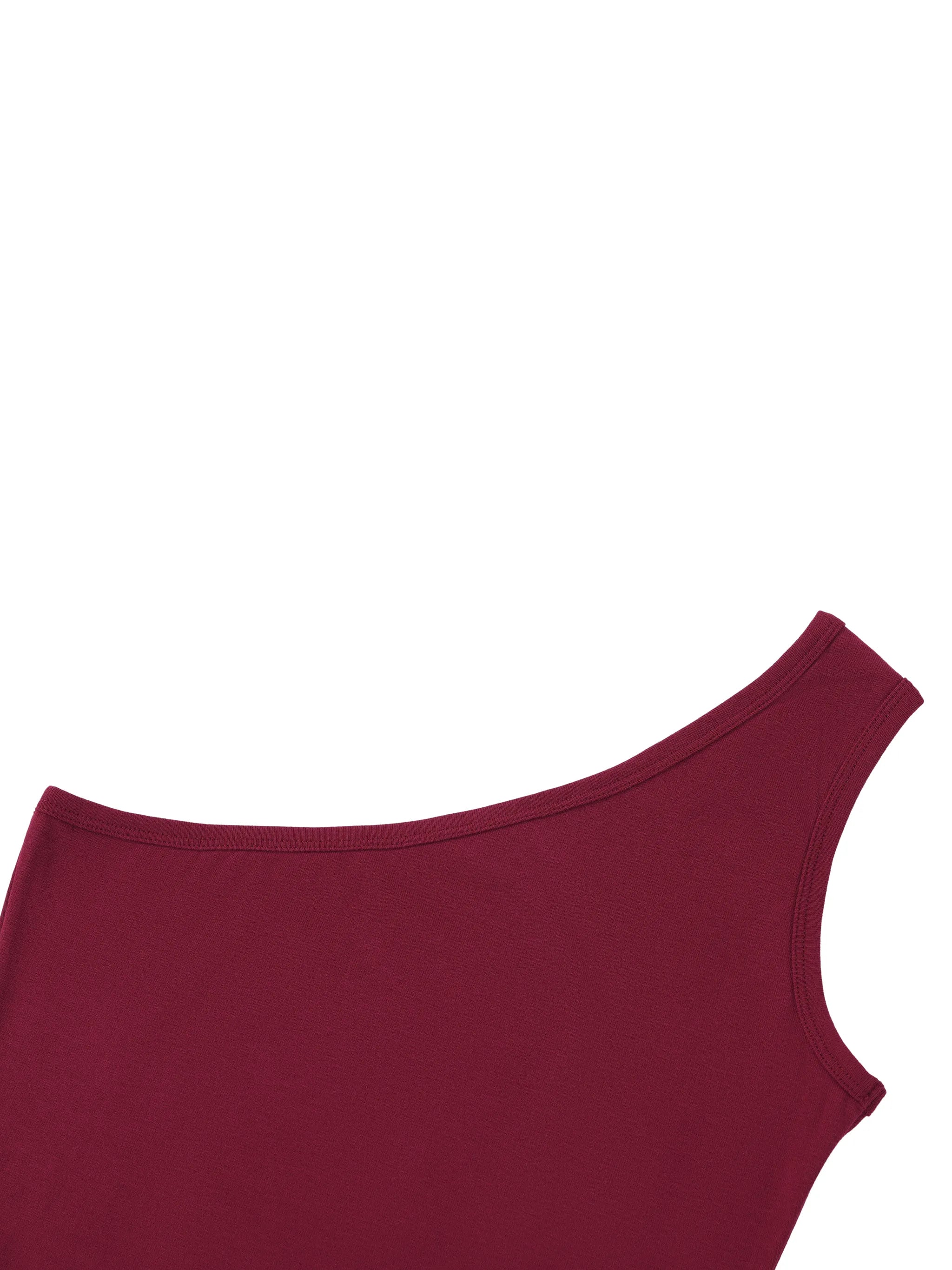 Women's One-Shoulder Crop Top