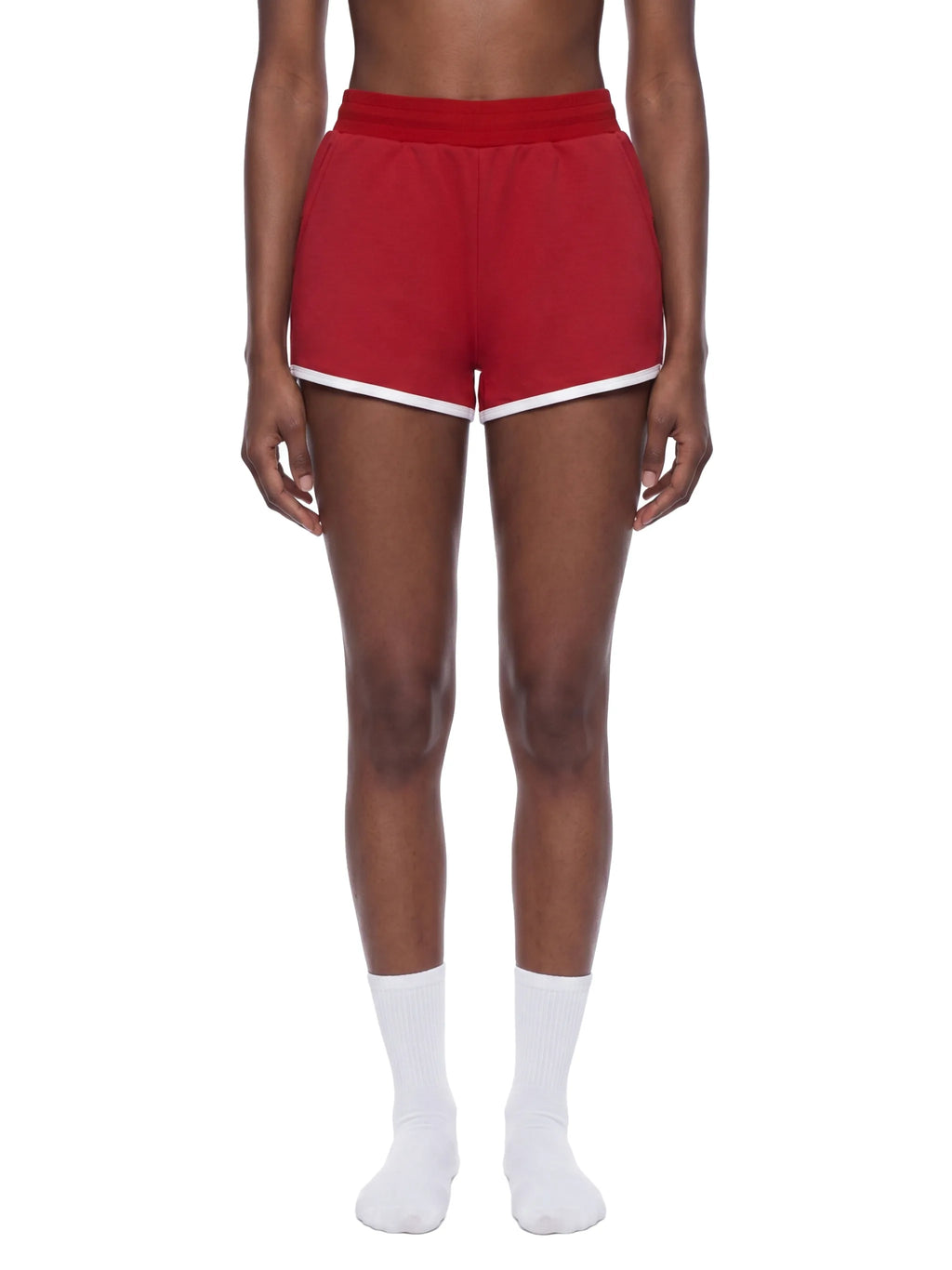 Women's Retro Contrast Binding Shorts