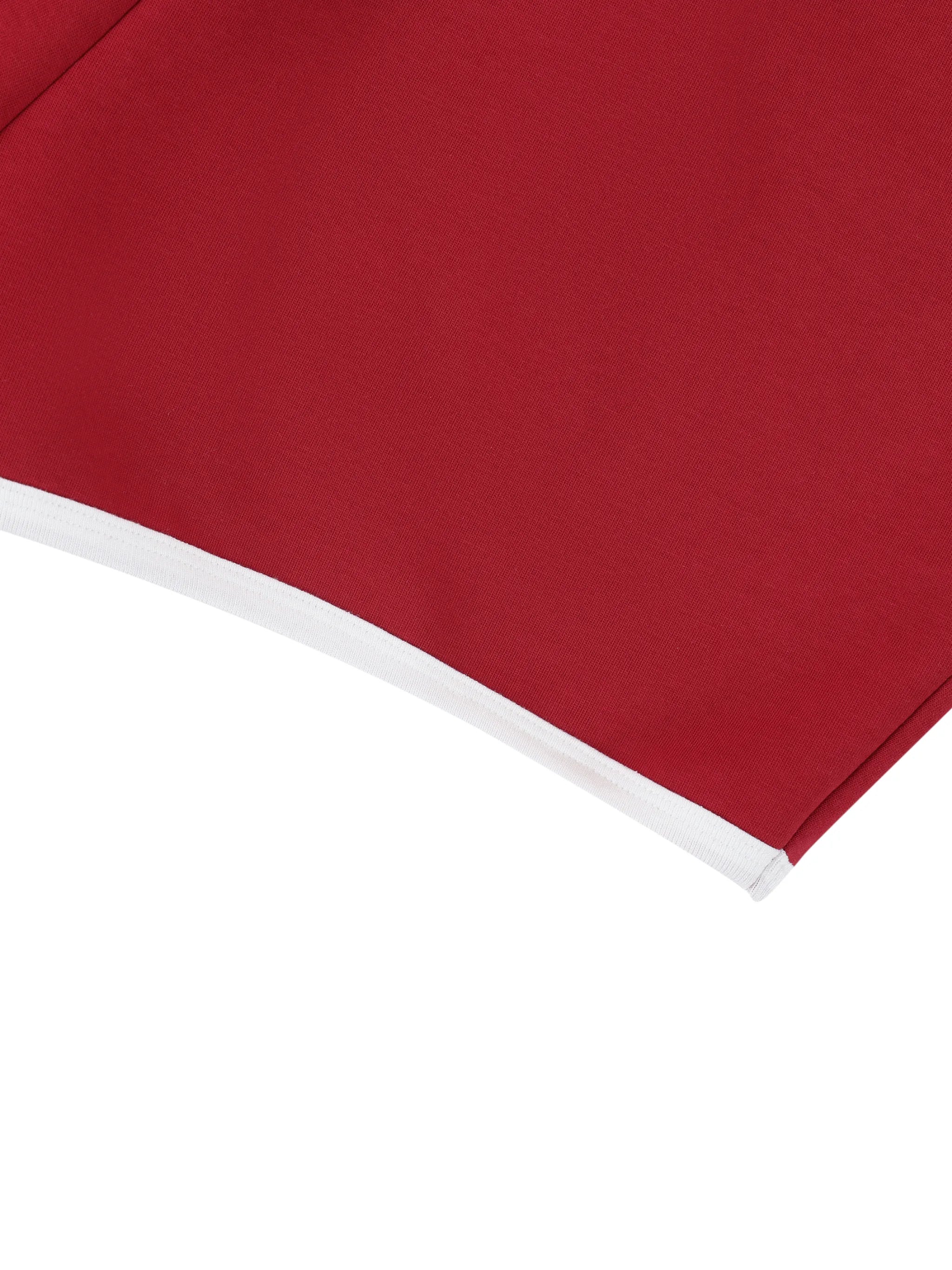 Women's Retro Contrast Binding Shorts