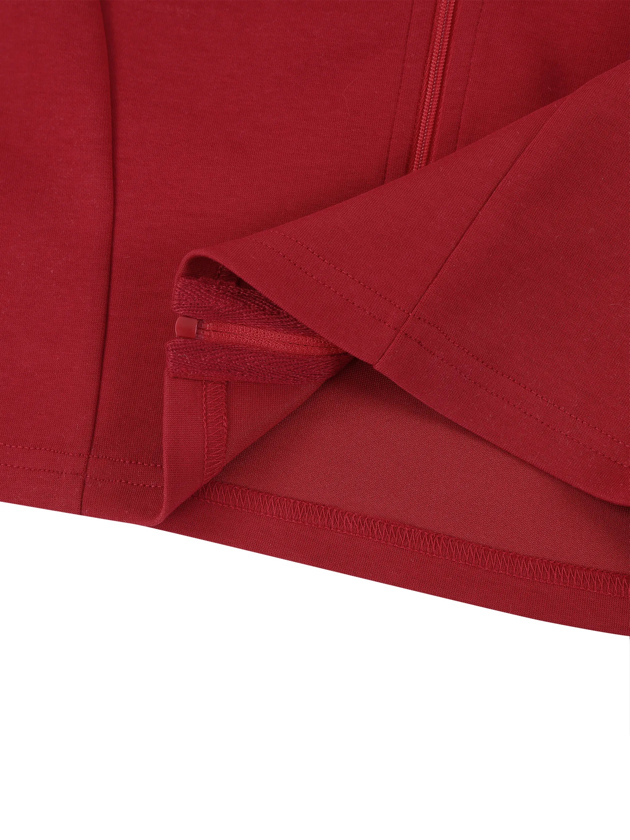 Women's Short Sleeve Zip-Up Crop Top