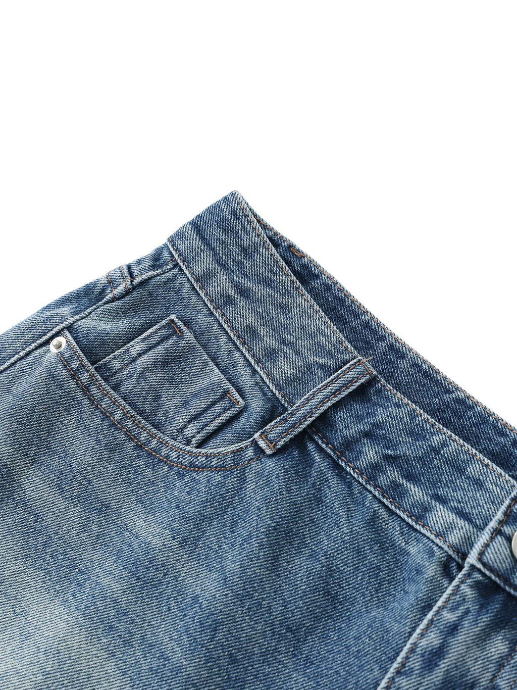 Women's Vintage Wash Frayed Denim Shorts