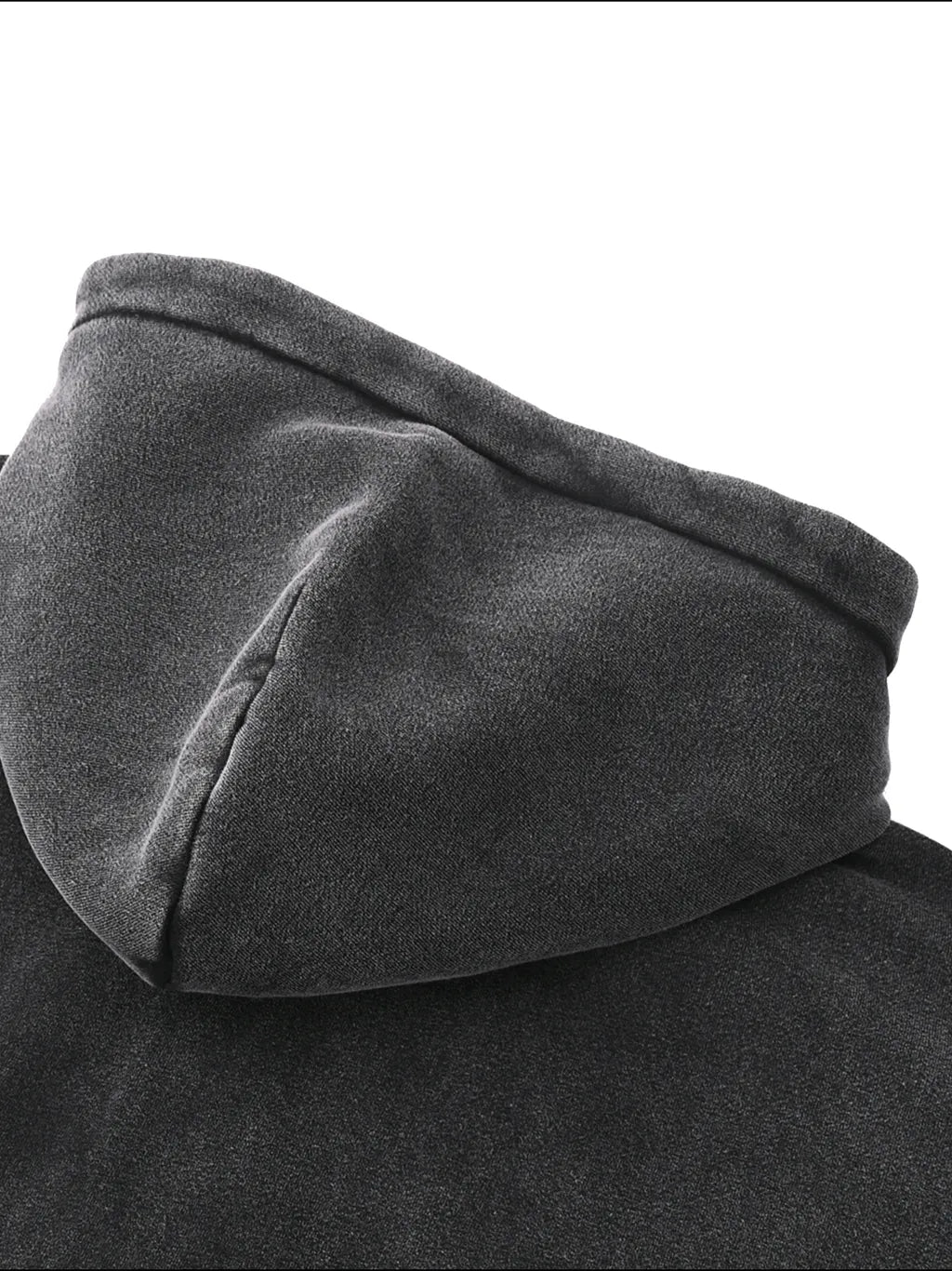 Zip-Through Boxy Fleece Hoodie