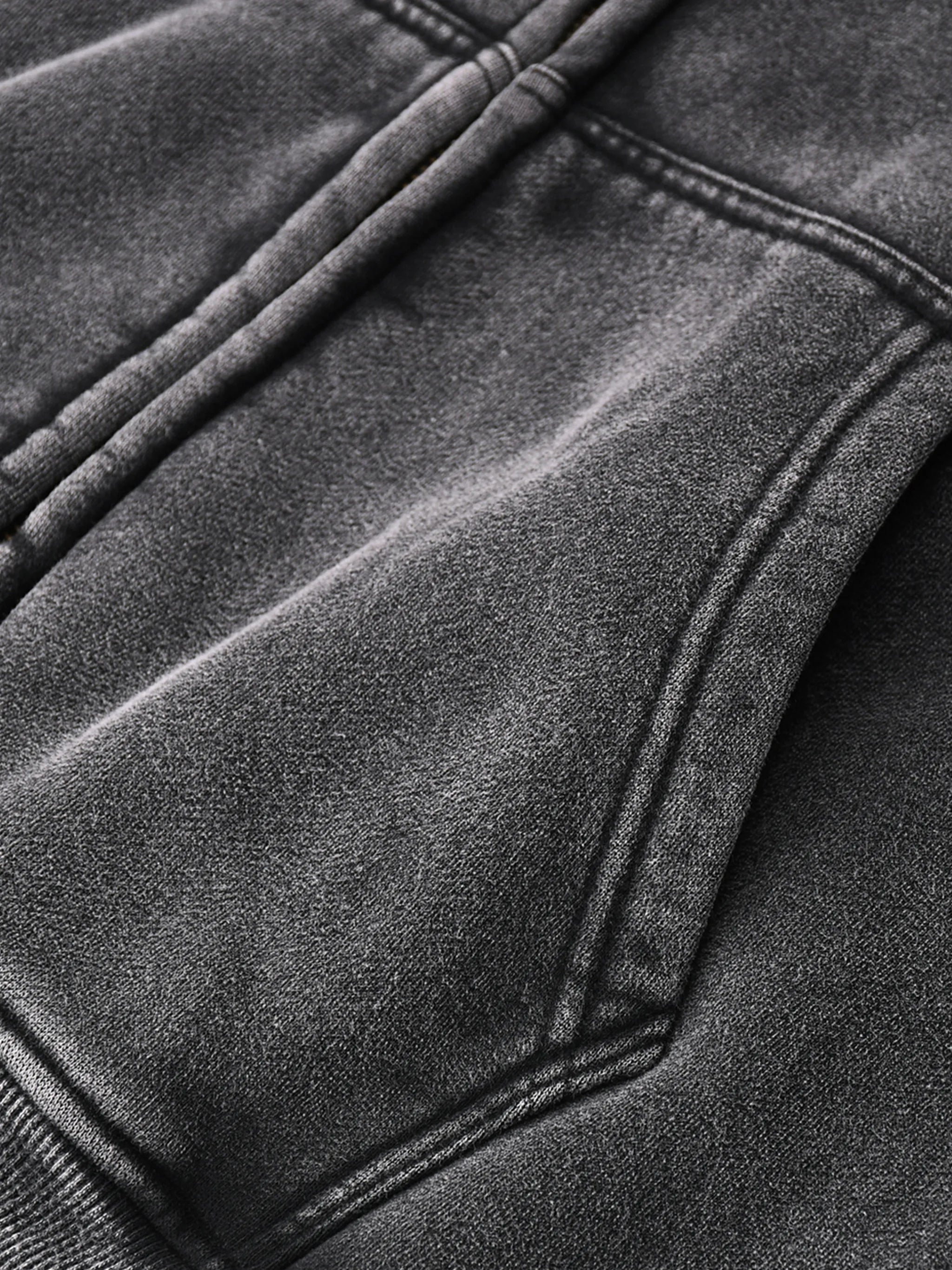 Zip-Through Boxy Fleece Hoodie