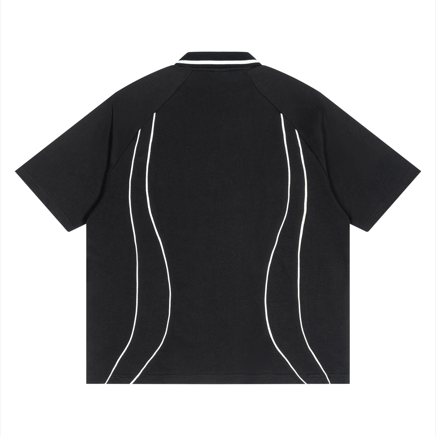 Raglan Piping Polo Shirt
