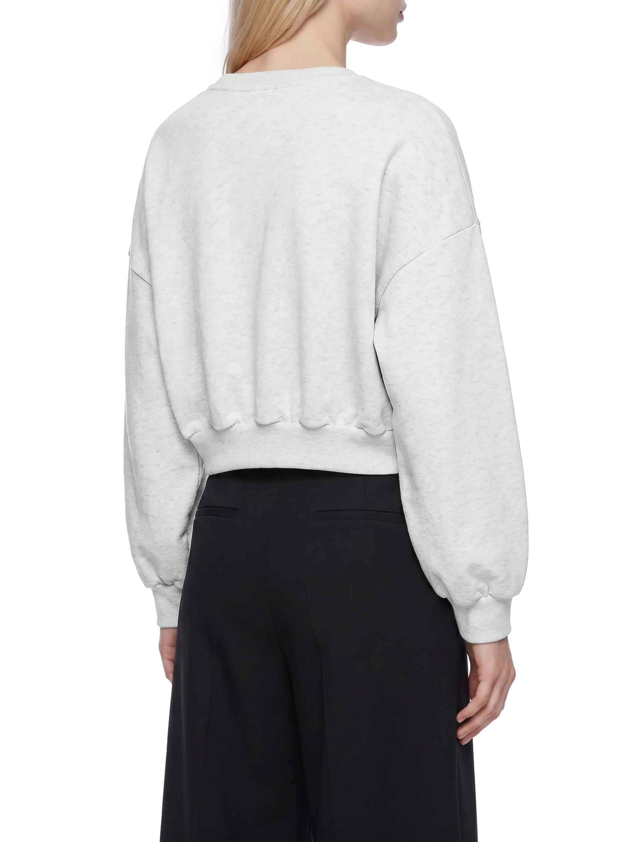 Women's Boxy Cropped Crewneck Sweatshirt